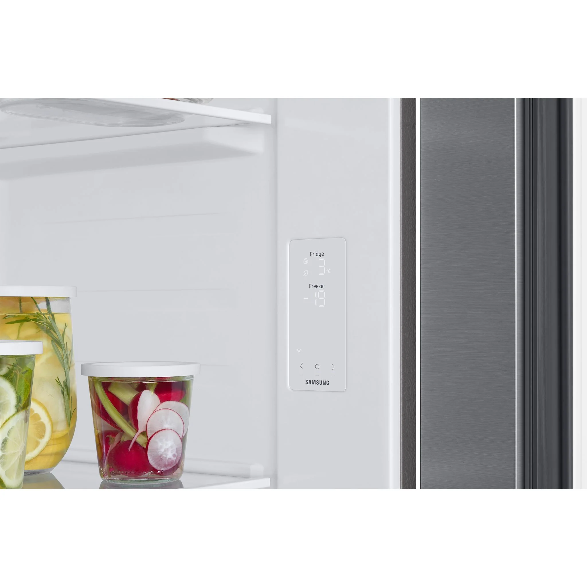 Samsung Side x Side Fridge (RS20DG4000M9AA) - Platinum Finish - Image 13