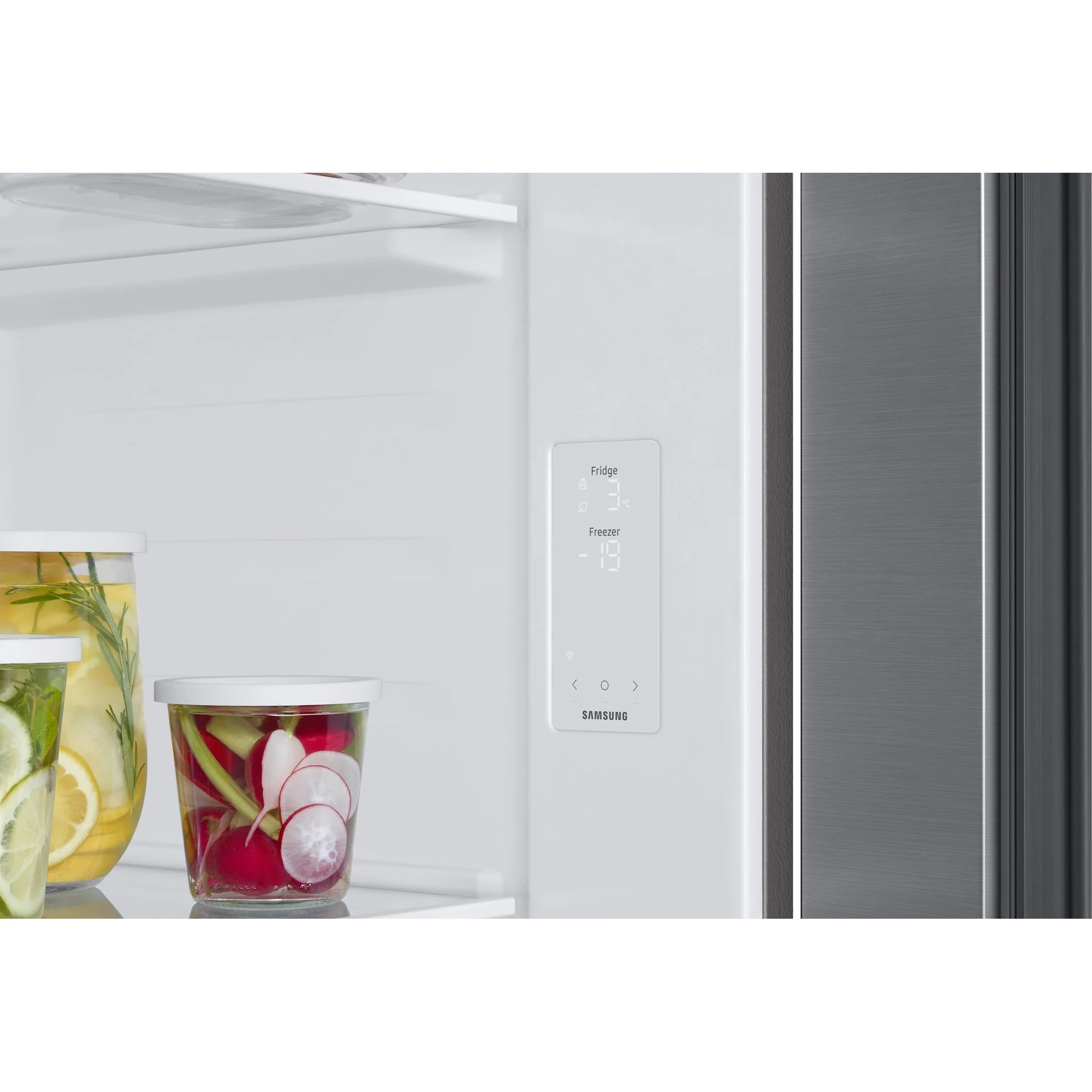 Samsung Side x Side Fridge (RS20DG4000M9AA) - Platinum Finish - Image 14