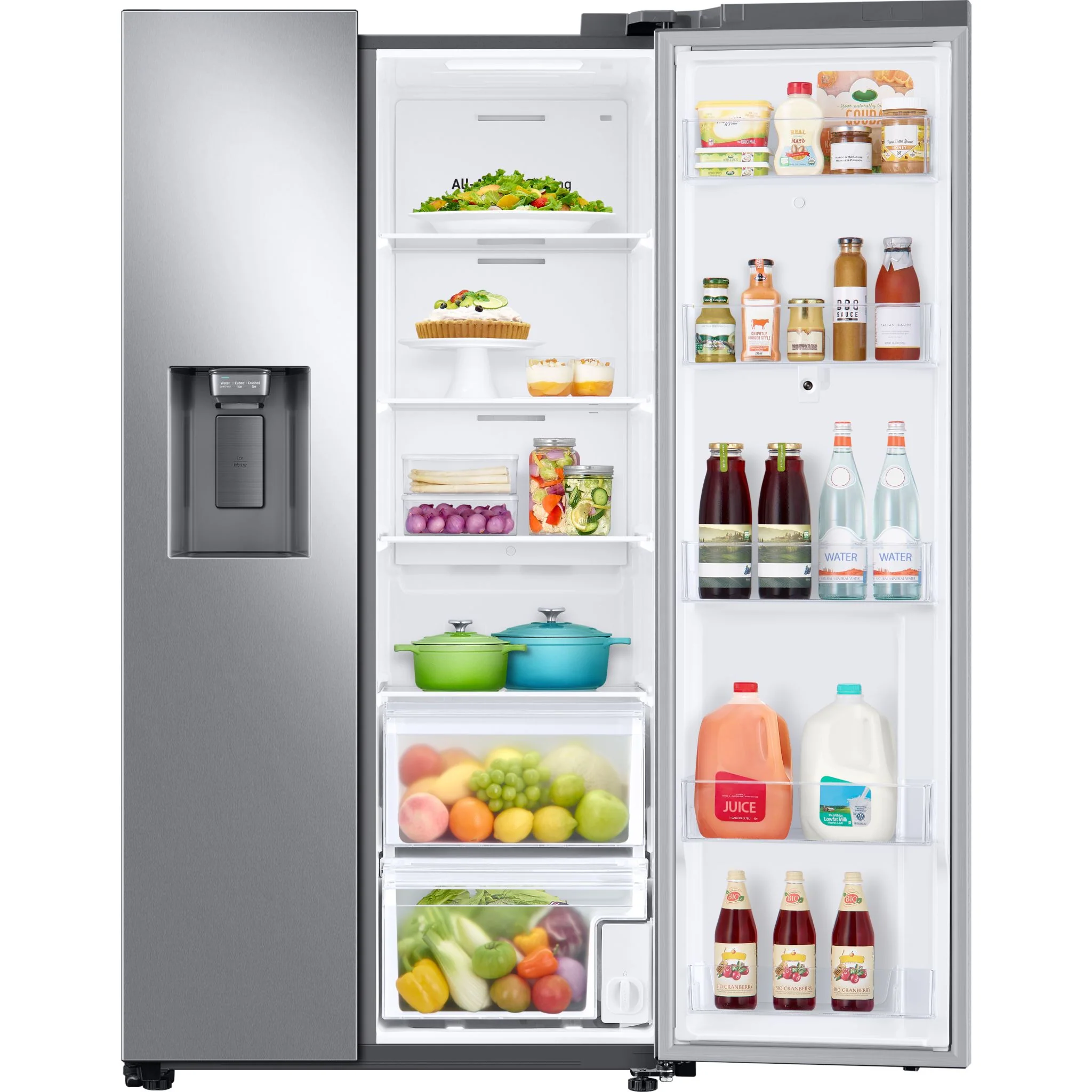 Samsung Side x Side Fridge (RS22T5561SR) - Stainless Steel - Image 7