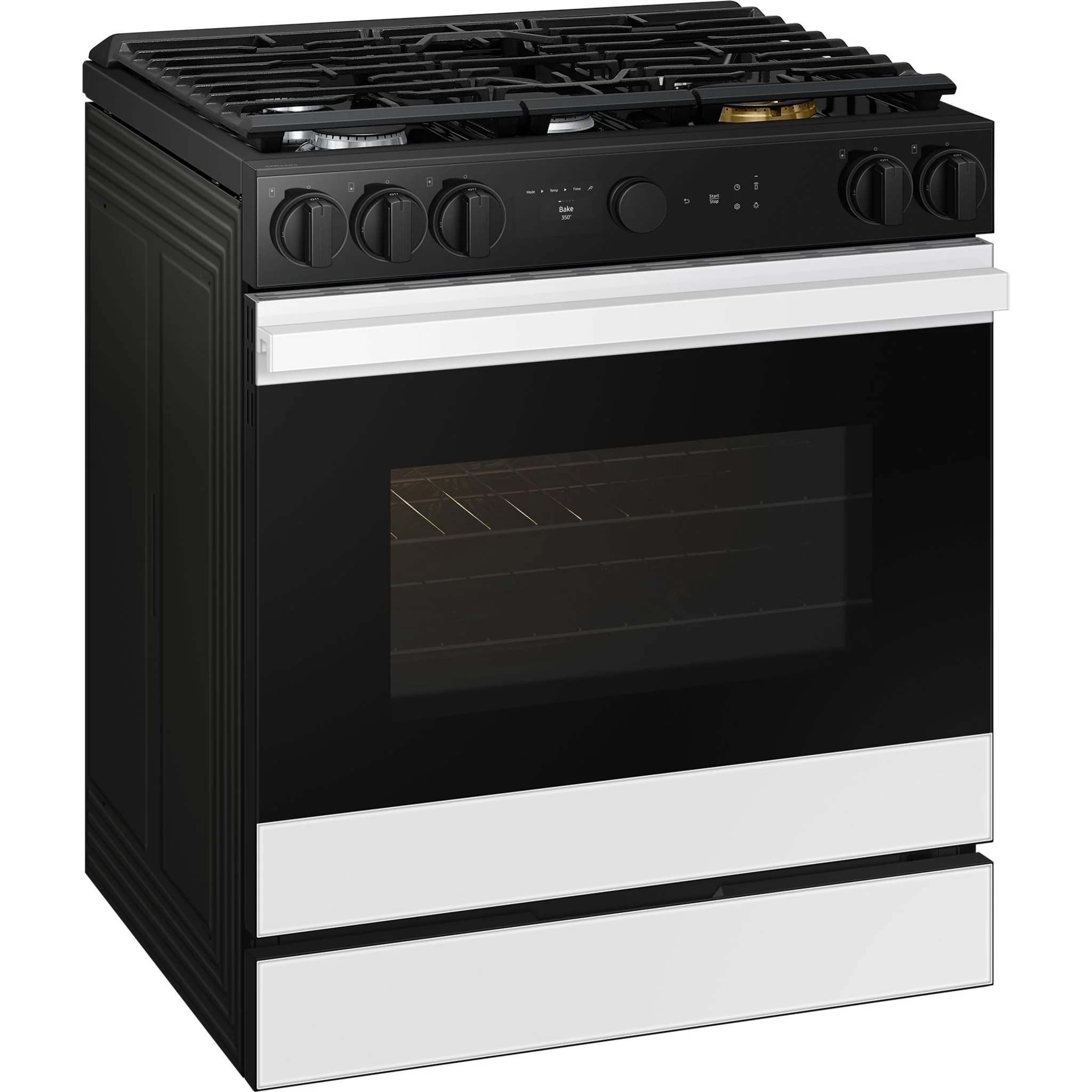 Samsung Slide-In Gas Range (NSG6DB870012AA) - White - Image 2