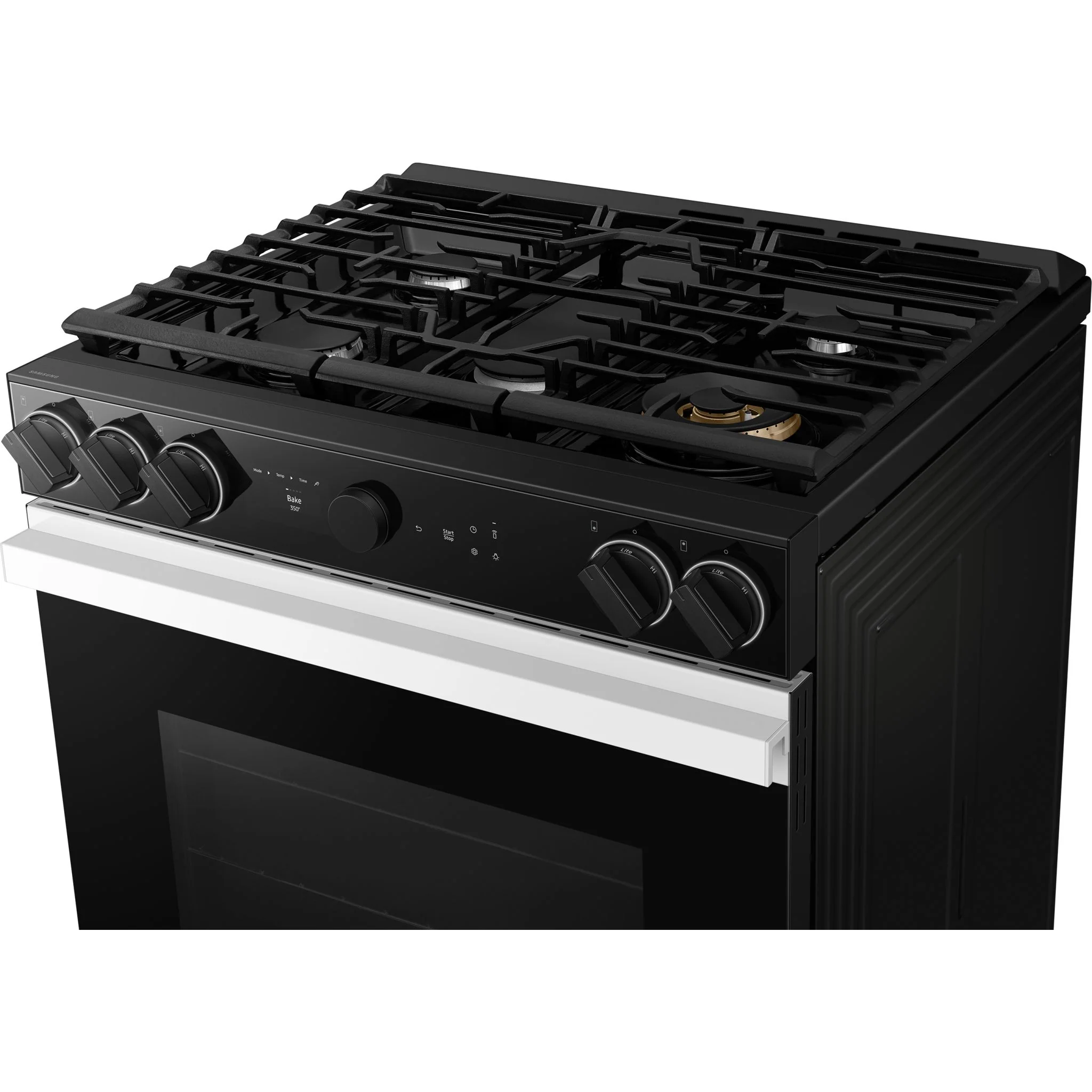 Samsung Slide-In Gas Range (NSG6DB870012AA) - White - Image 4