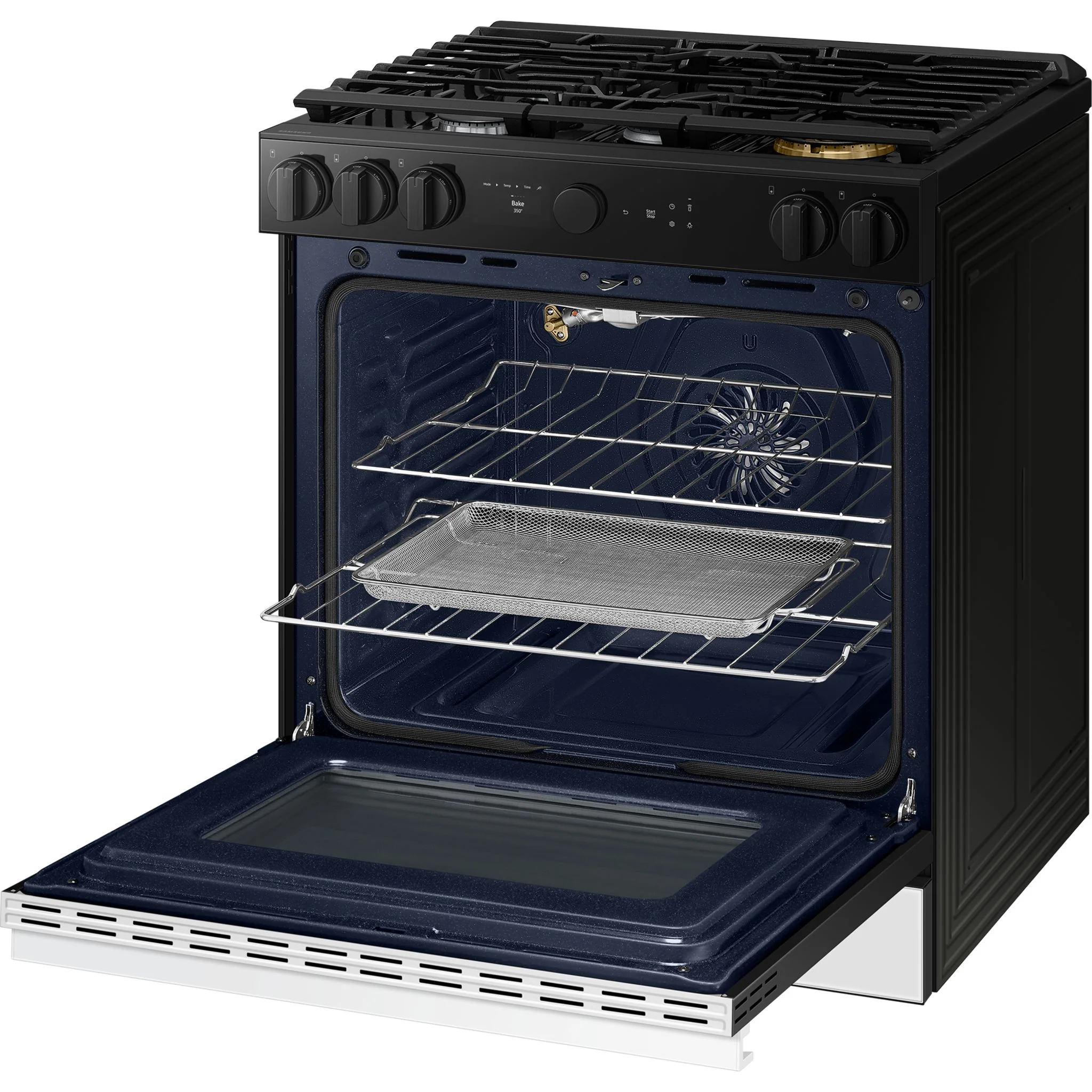 Samsung Slide-In Gas Range (NSG6DB870012AA) - White - Image 7