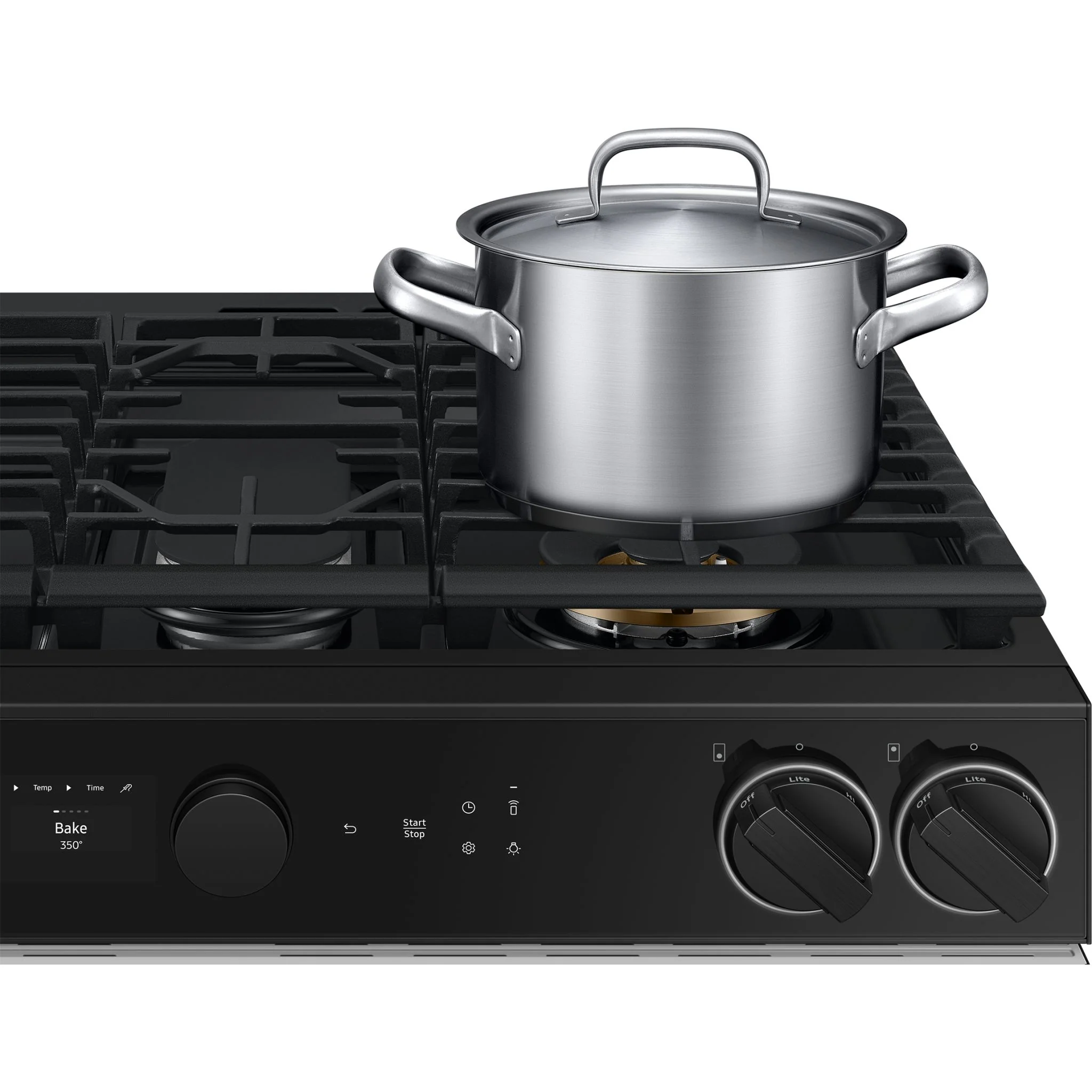 Samsung Slide-In Gas Range (NSG6DB870012AA) - White - Image 8