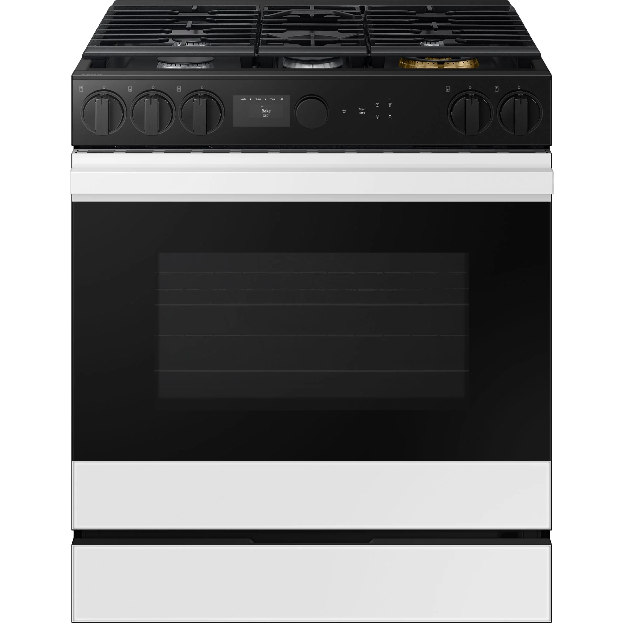 Samsung Slide-In Gas Range (NSG6DB870012AA) - White - Image 9