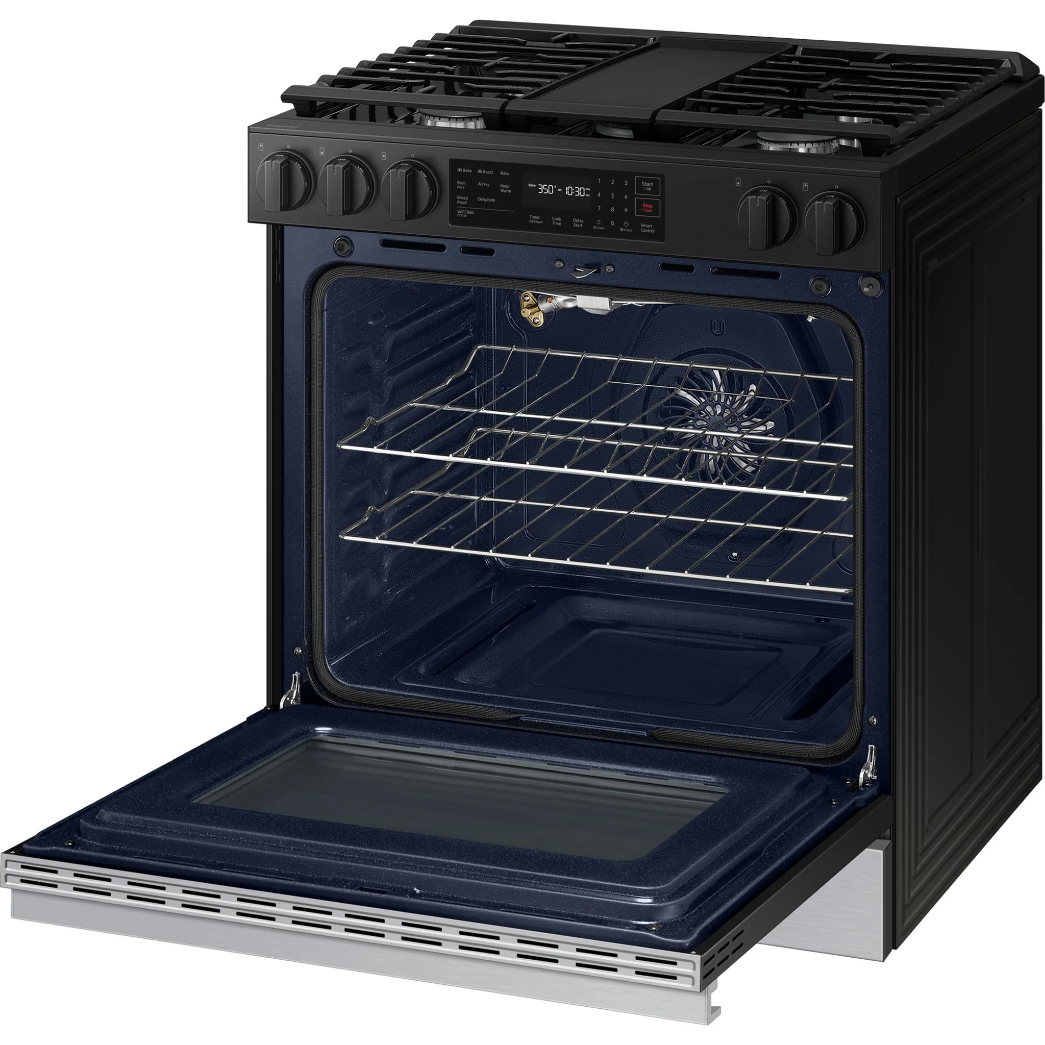 Samsung Slide-In Gas Range (NSG6DG8300SRAA) - Stainless Steel - Image 7