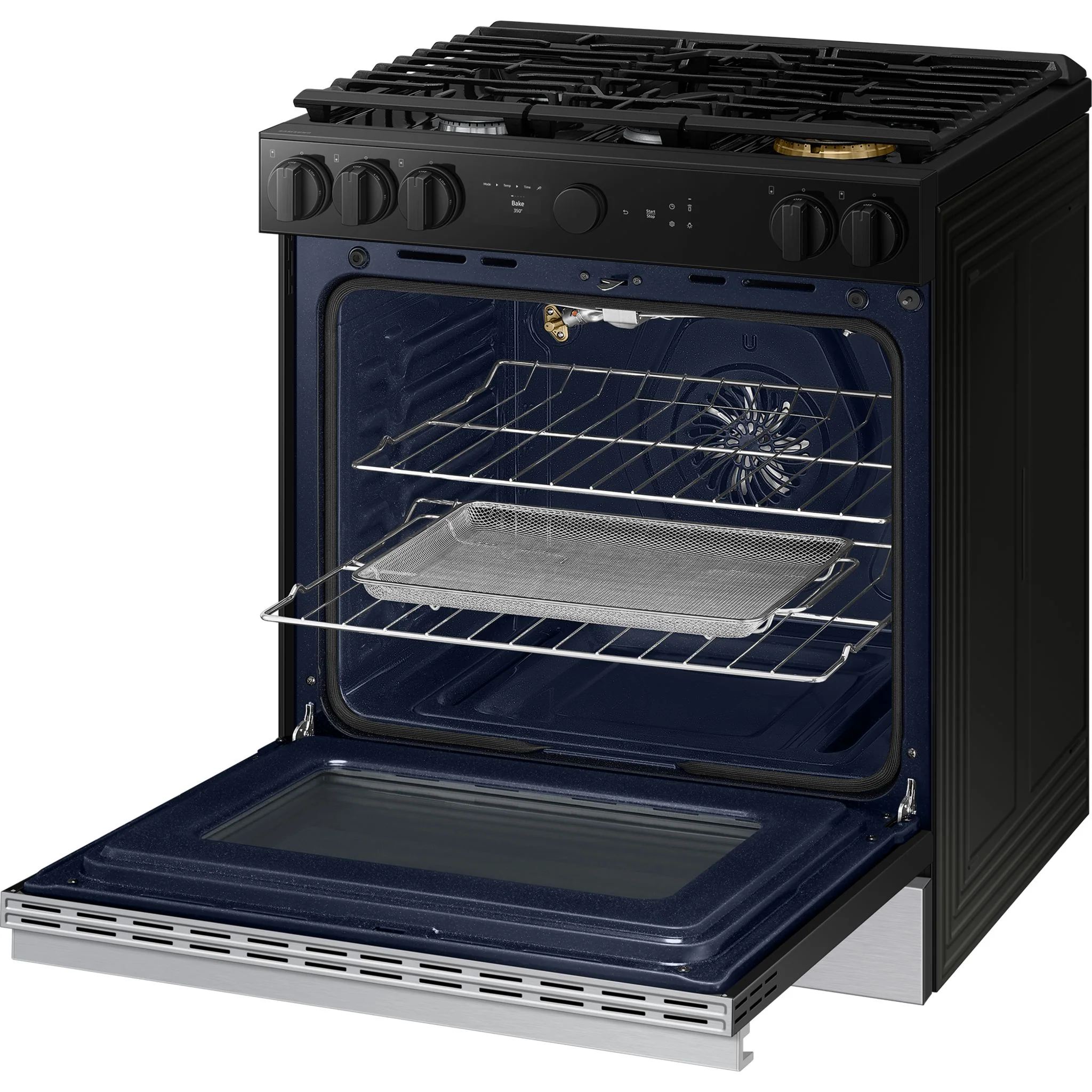 Samsung Slide-In Gas Range (NSG6DG8500SRAA) - Stainless Steel - Image 7