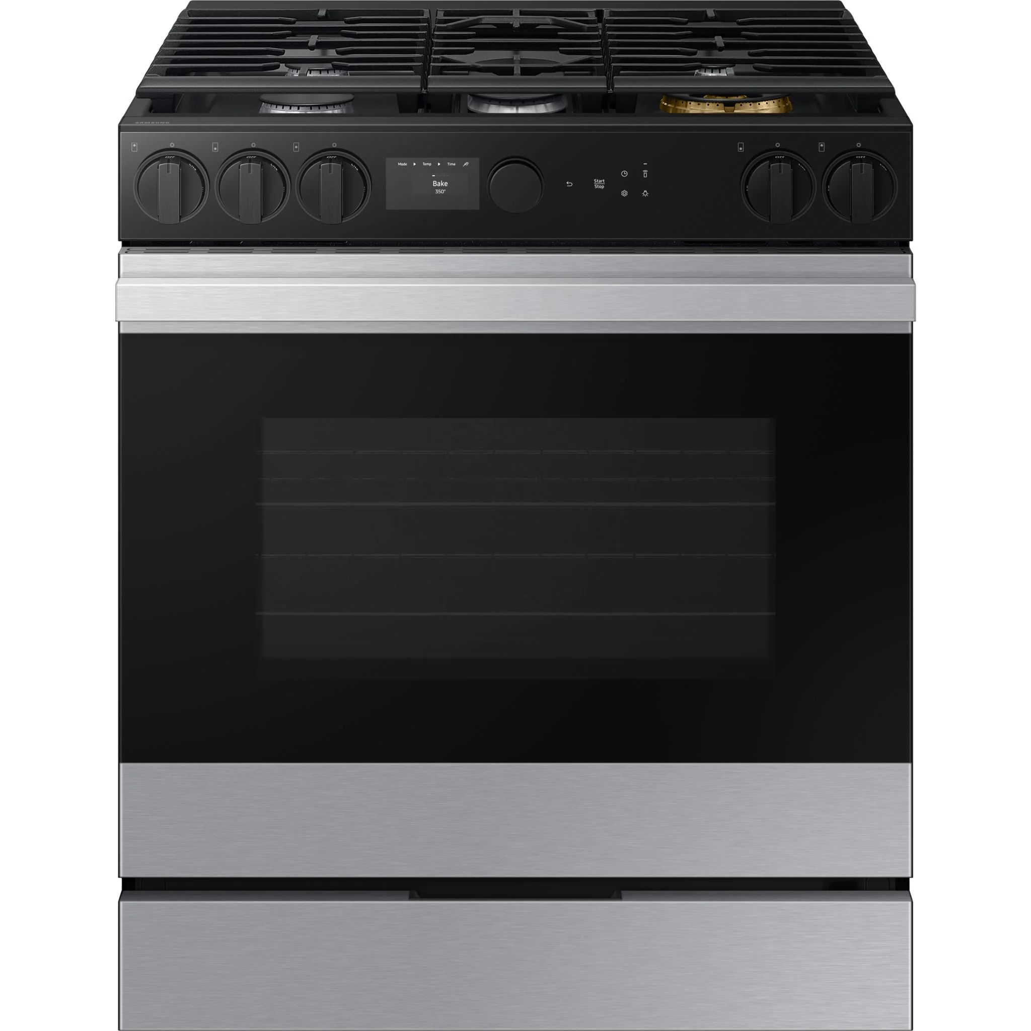 Samsung Slide-In Gas Range (NSG6DG8700SRAA) - Stainless Steel - Image 8