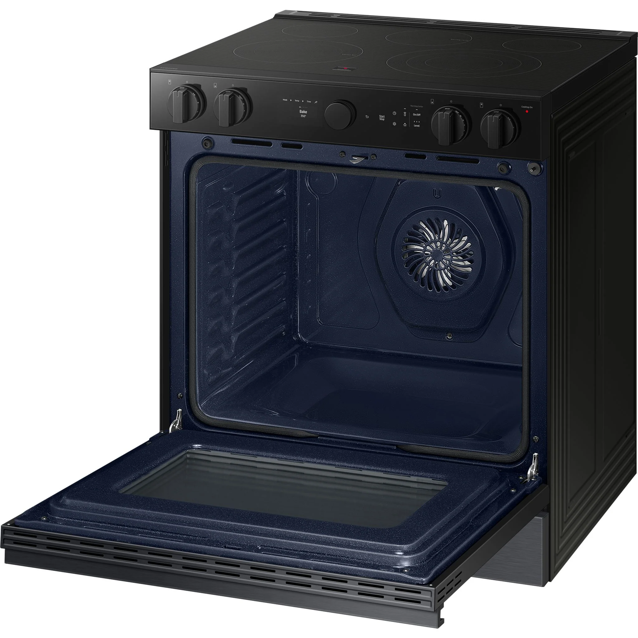 Samsung Slide-In Range (NSE6DG8500MTAC) - Matte Black Stainless Steel - Image 6