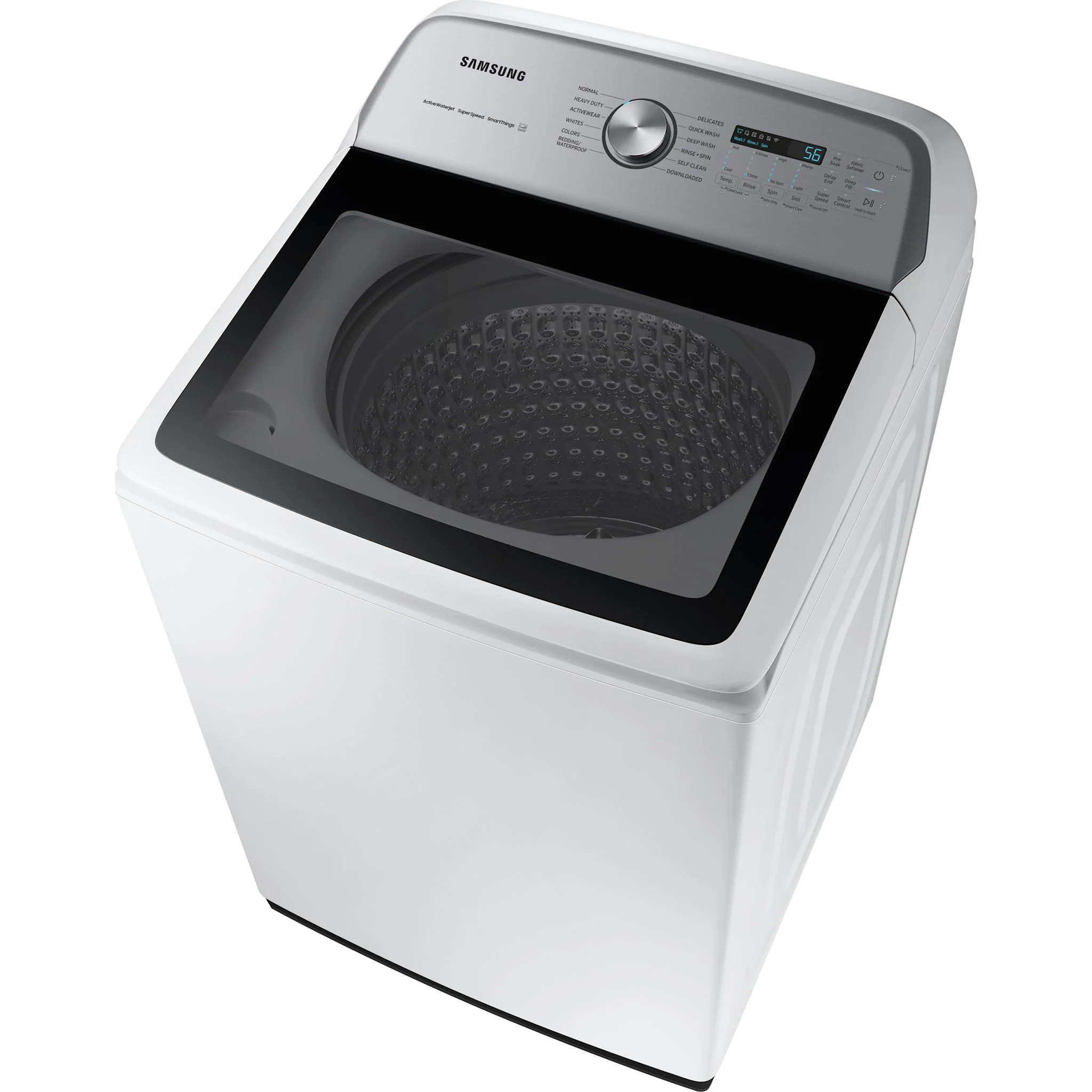 Samsung Top Load Pair (WA52DG5500AWUS-DVE52DG5505WAC) - White - Image 6