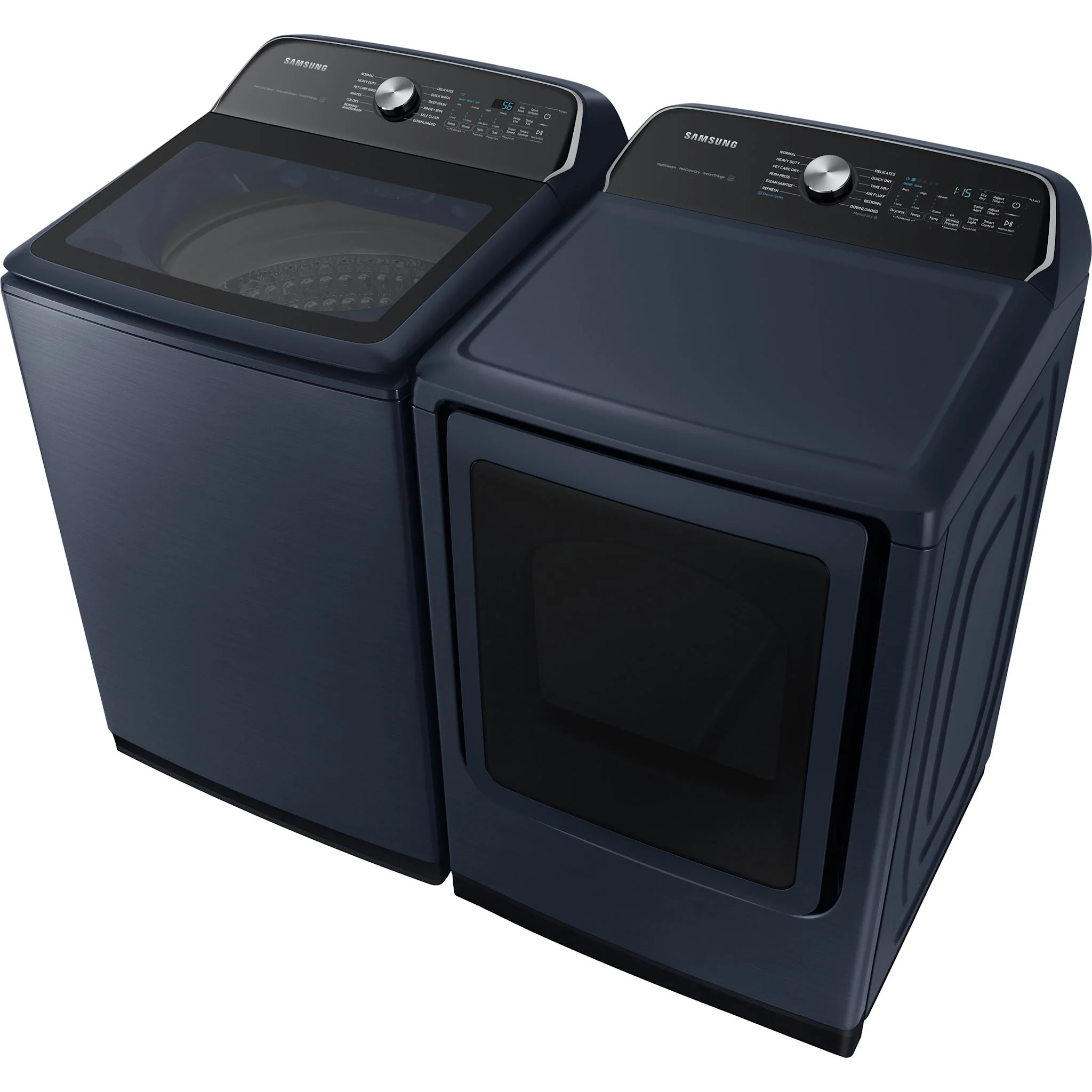 Samsung Top Load Pair (WA54CG7150ADA4-DVE54CG7155DAC) - Black - Image 2