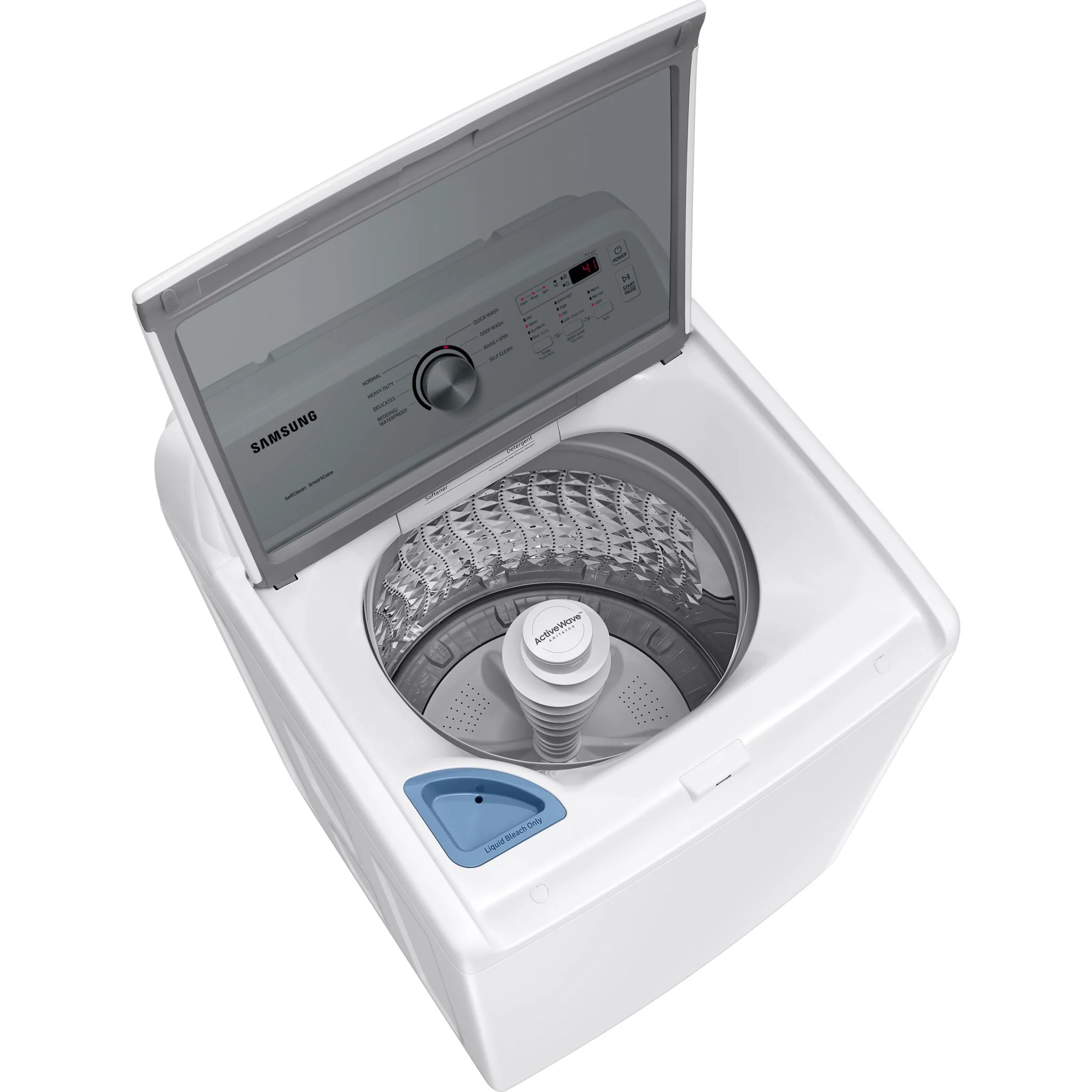 Samsung Top Load Washer (WA44A3205AW) - White - Image 6