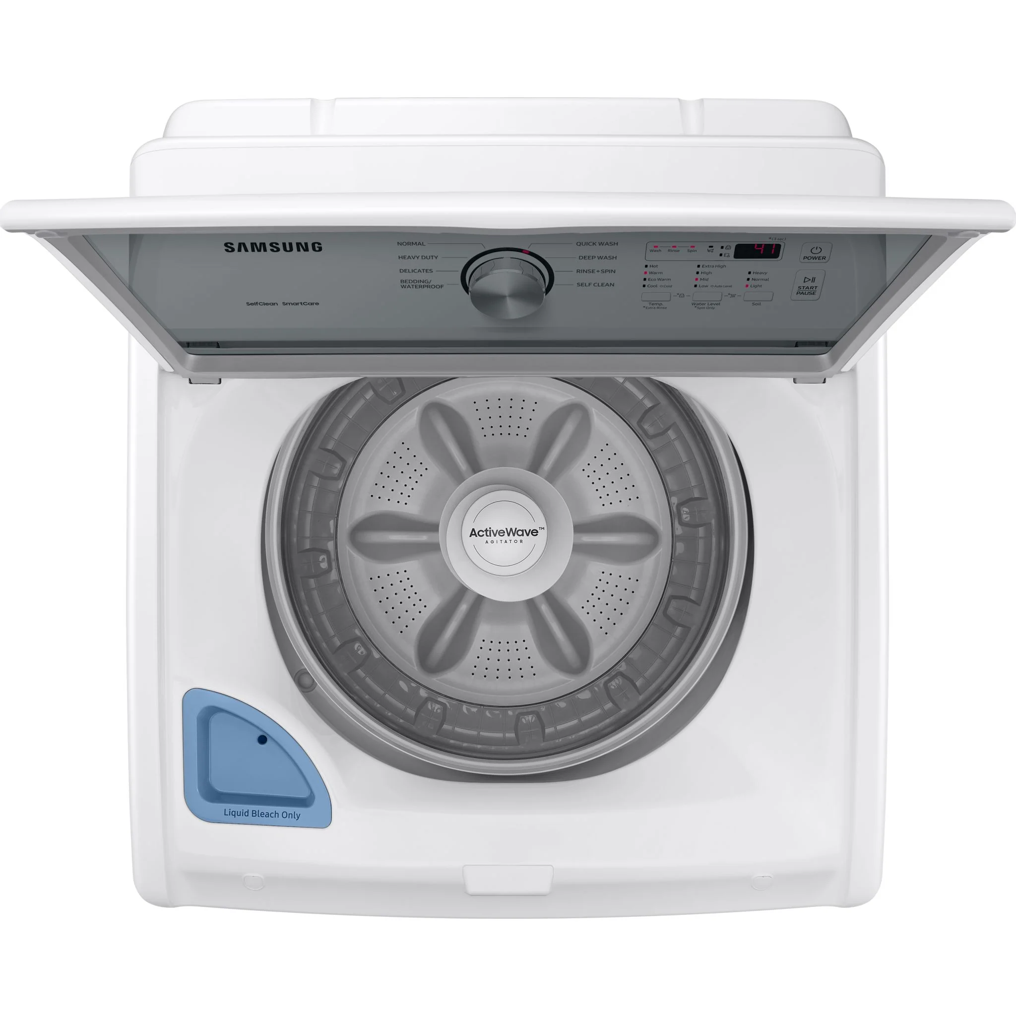 Samsung Top Load Washer (WA44A3205AW) - White - Image 8