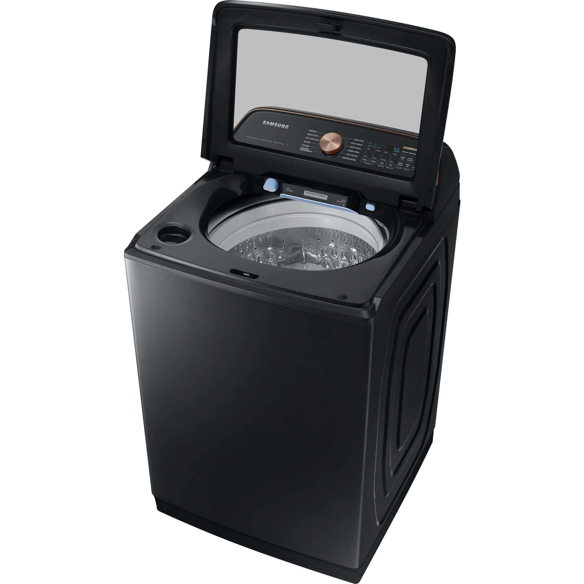 Samsung Top Load Washer (WA54CG7550AVA4) - Black Stainless - Image 3
