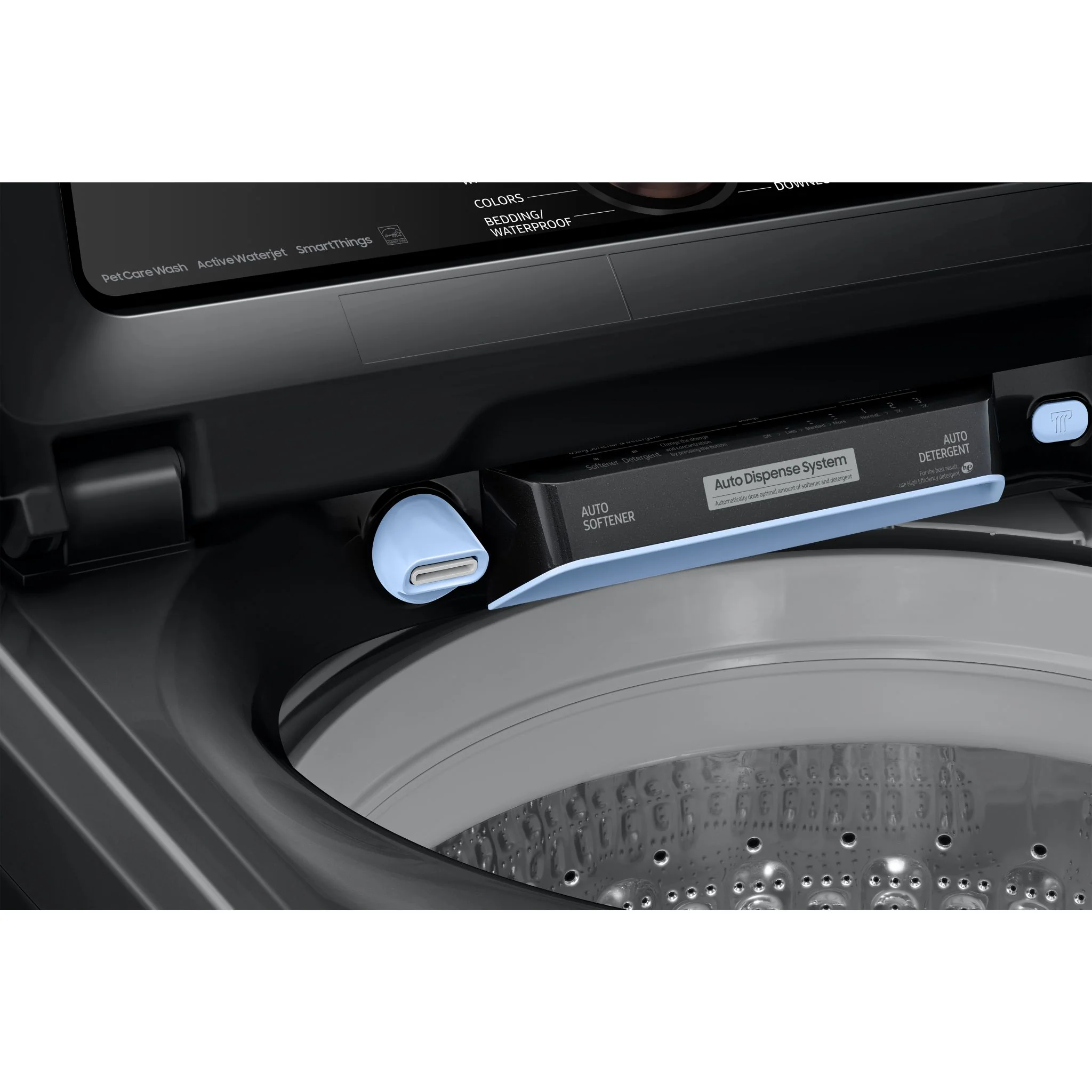 Samsung Top Load Washer (WA54CG7550AVA4) - Black Stainless - Image 6