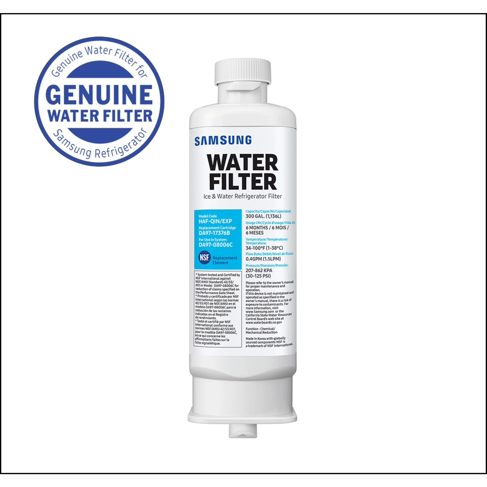 Samsung Water Filter (HAF-QIN) - Image 3
