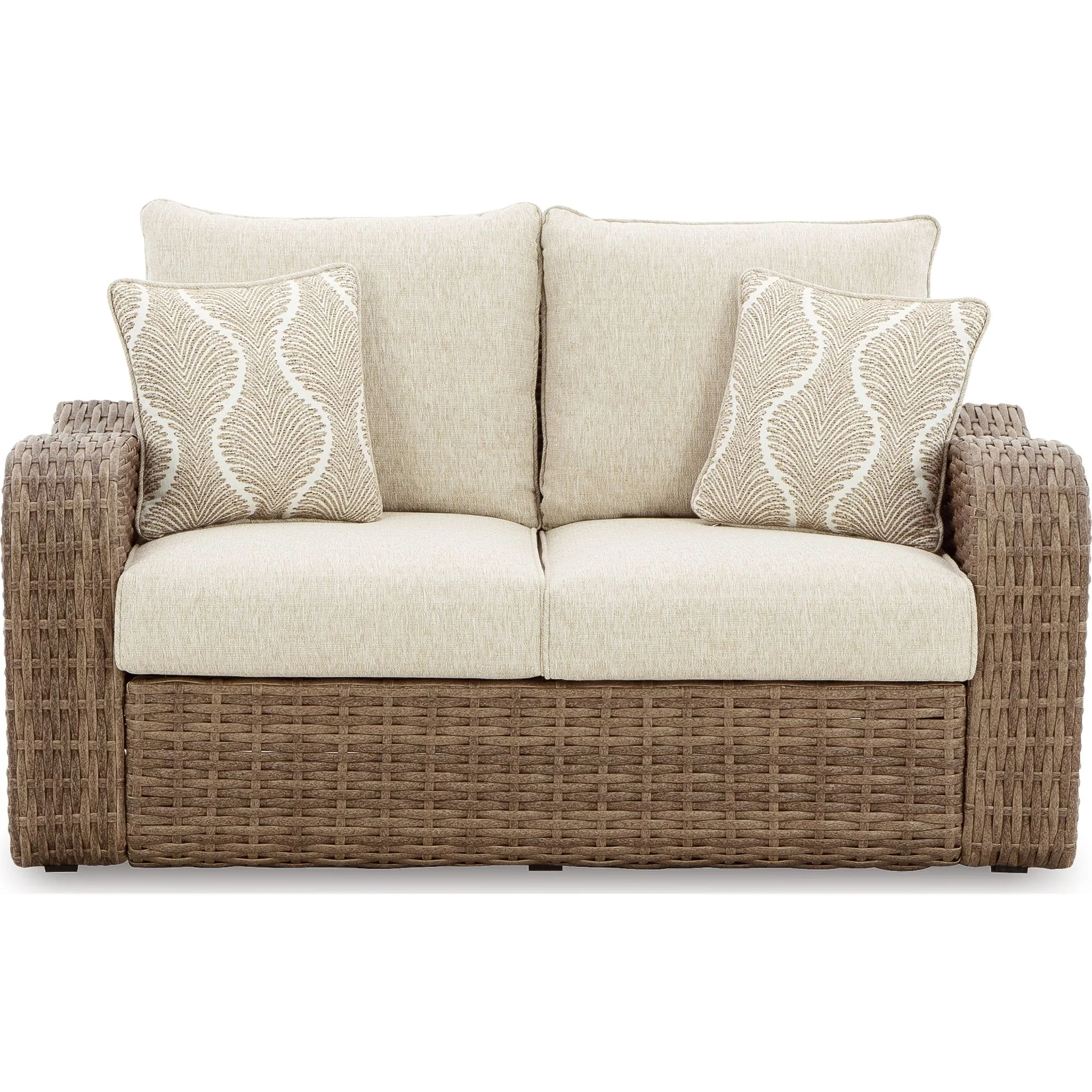 Outdoor Sandy Bloom Loveseat w/Cushion - Image 3