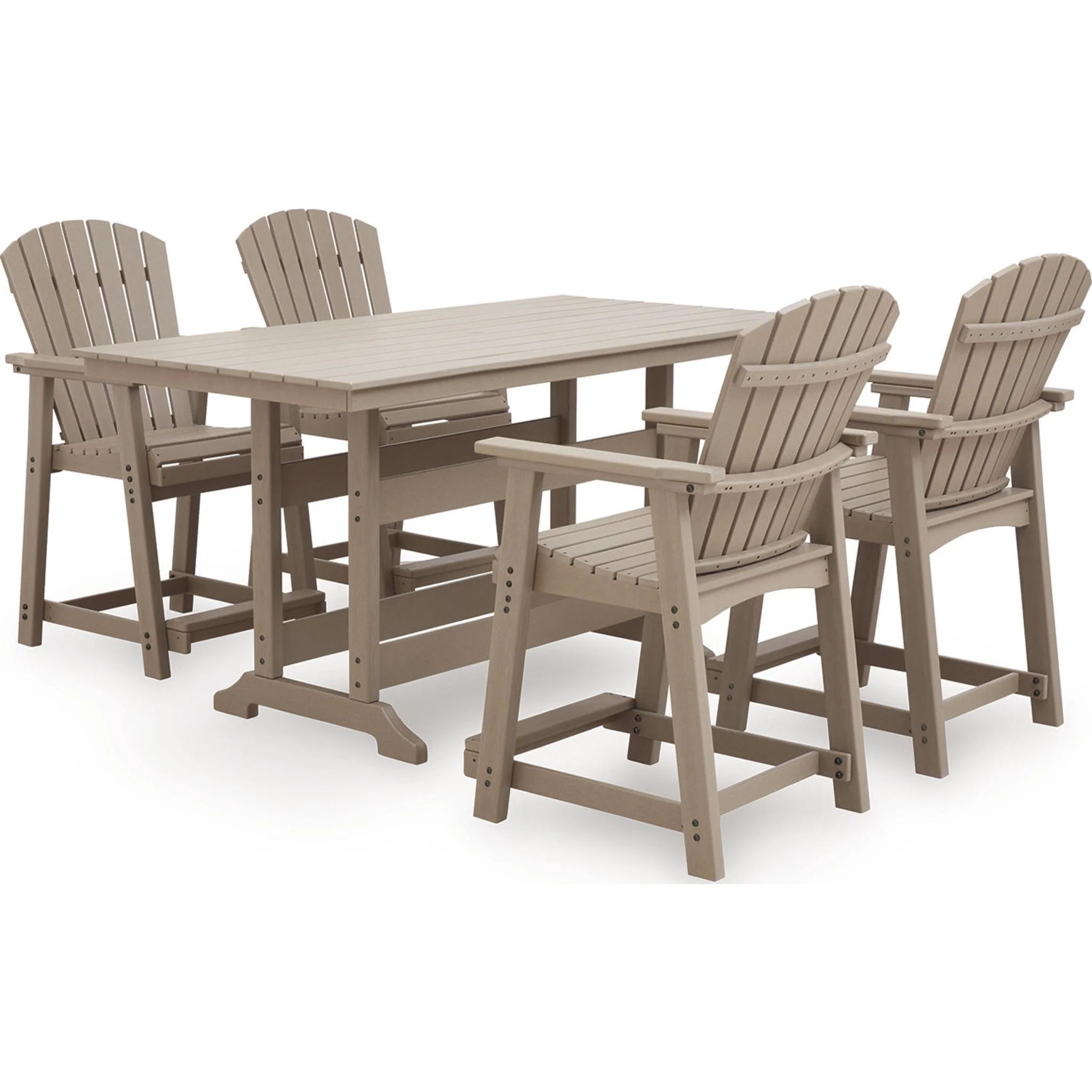 Sandy Dune 5 Piece Outdoor Counter Height Dining Set - Image 5