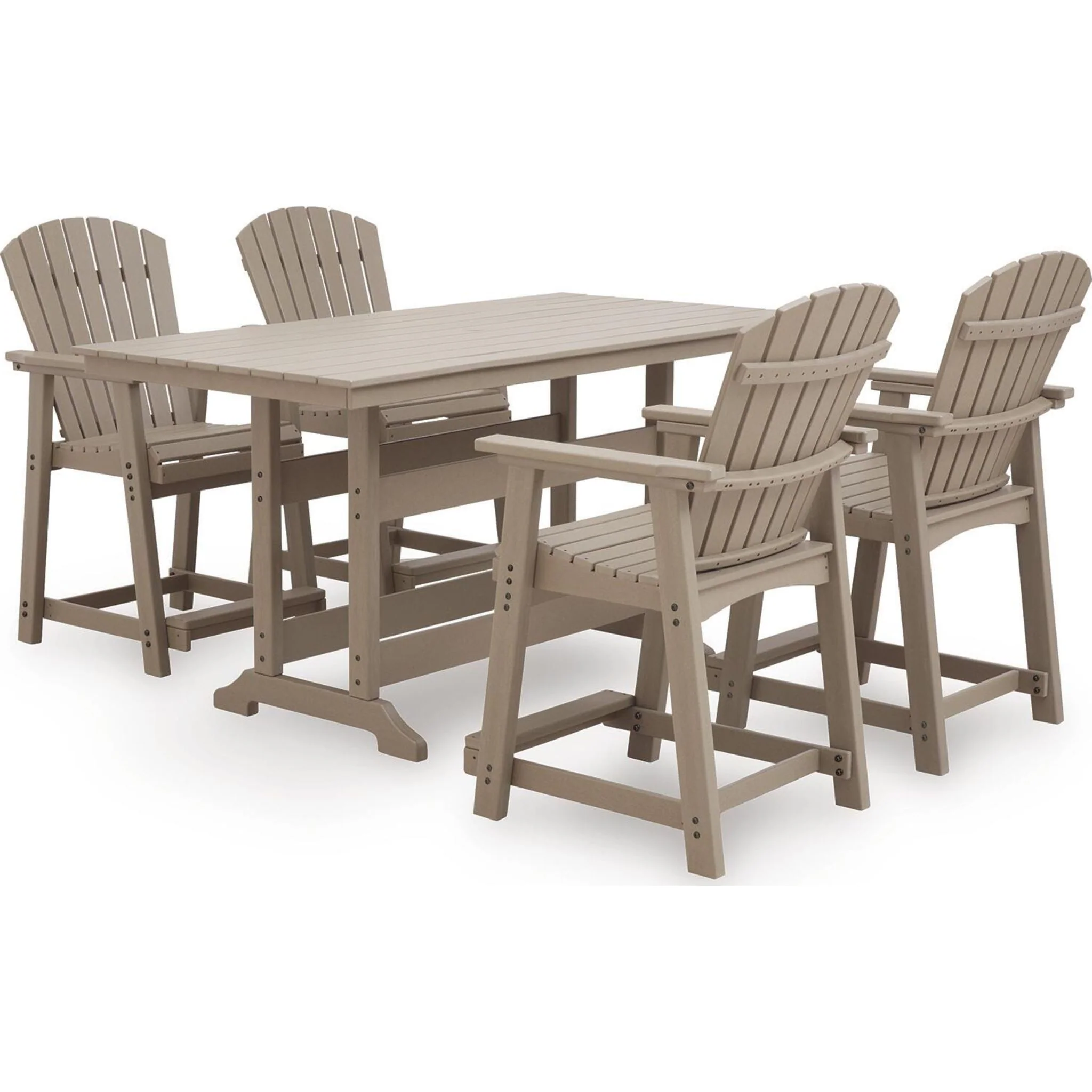 Sandy Dune 5 Piece Outdoor Counter Height Dining Set - Image 9