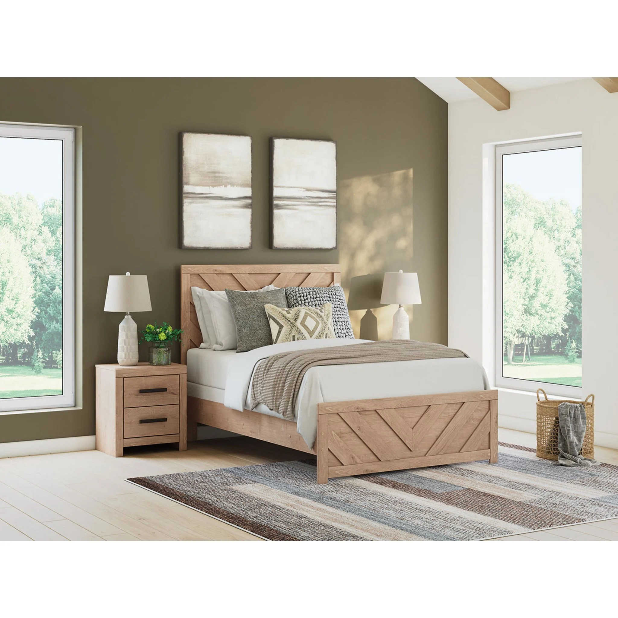 Sanginlane Full Panel Bed - Image 11
