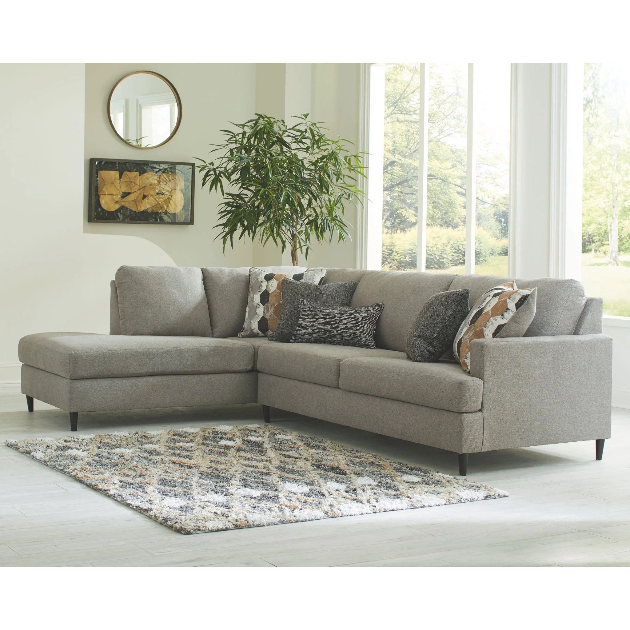 Santasia-Exclusive 2 Piece Sectional with Chaise - Image 15