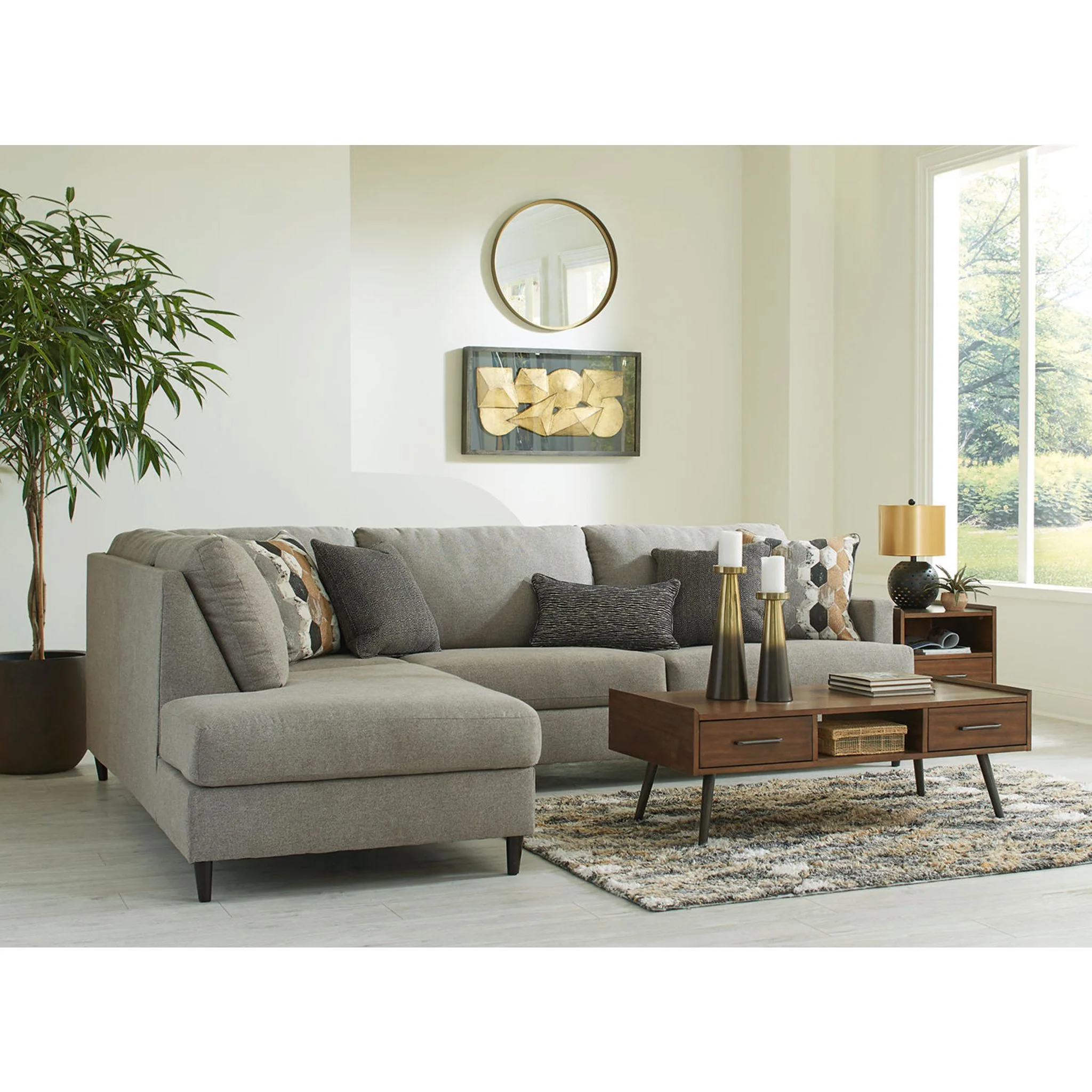 Santasia-Exclusive 2 Piece Sectional with Chaise - Image 25