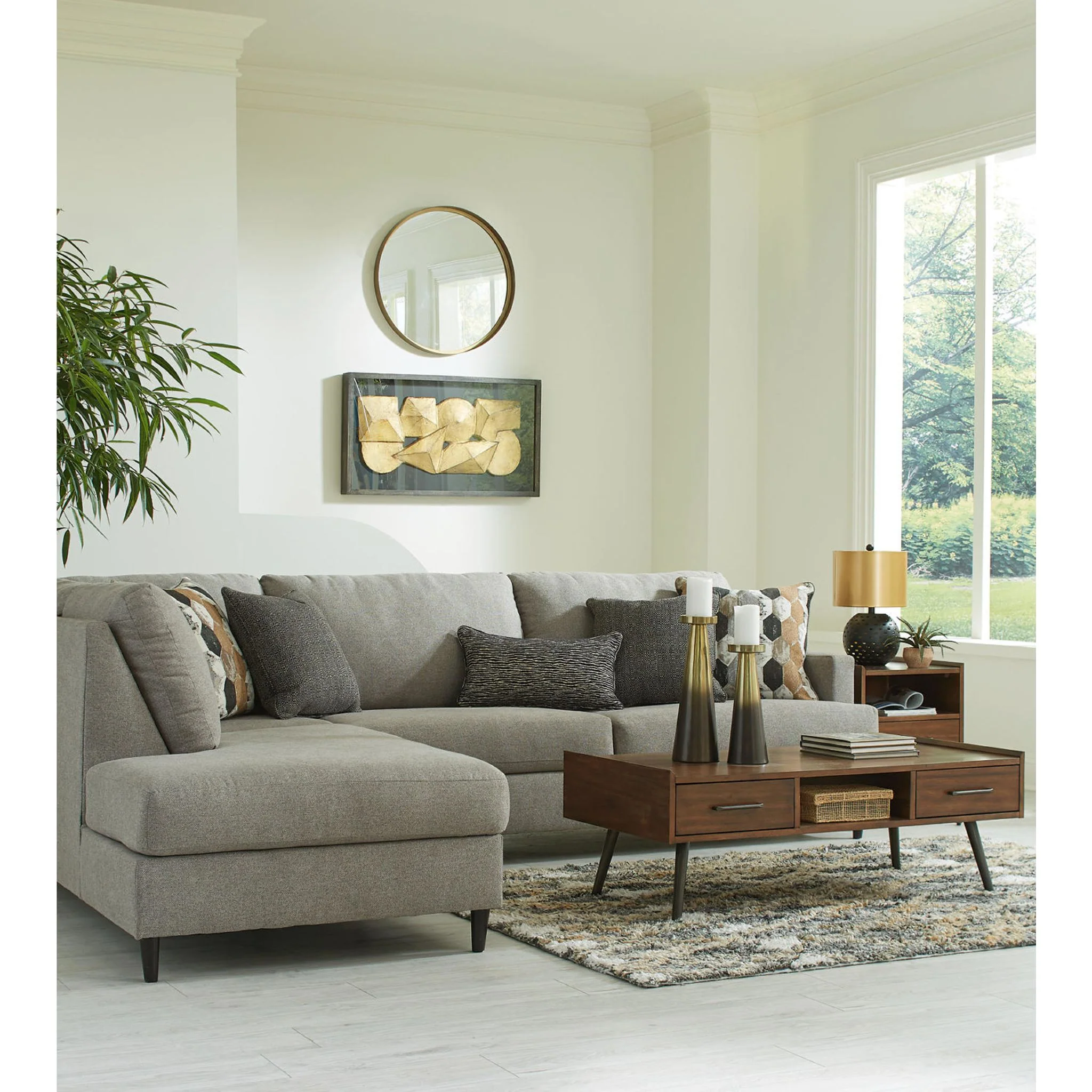 Santasia-Exclusive 2 Piece Sectional with Chaise - Image 26