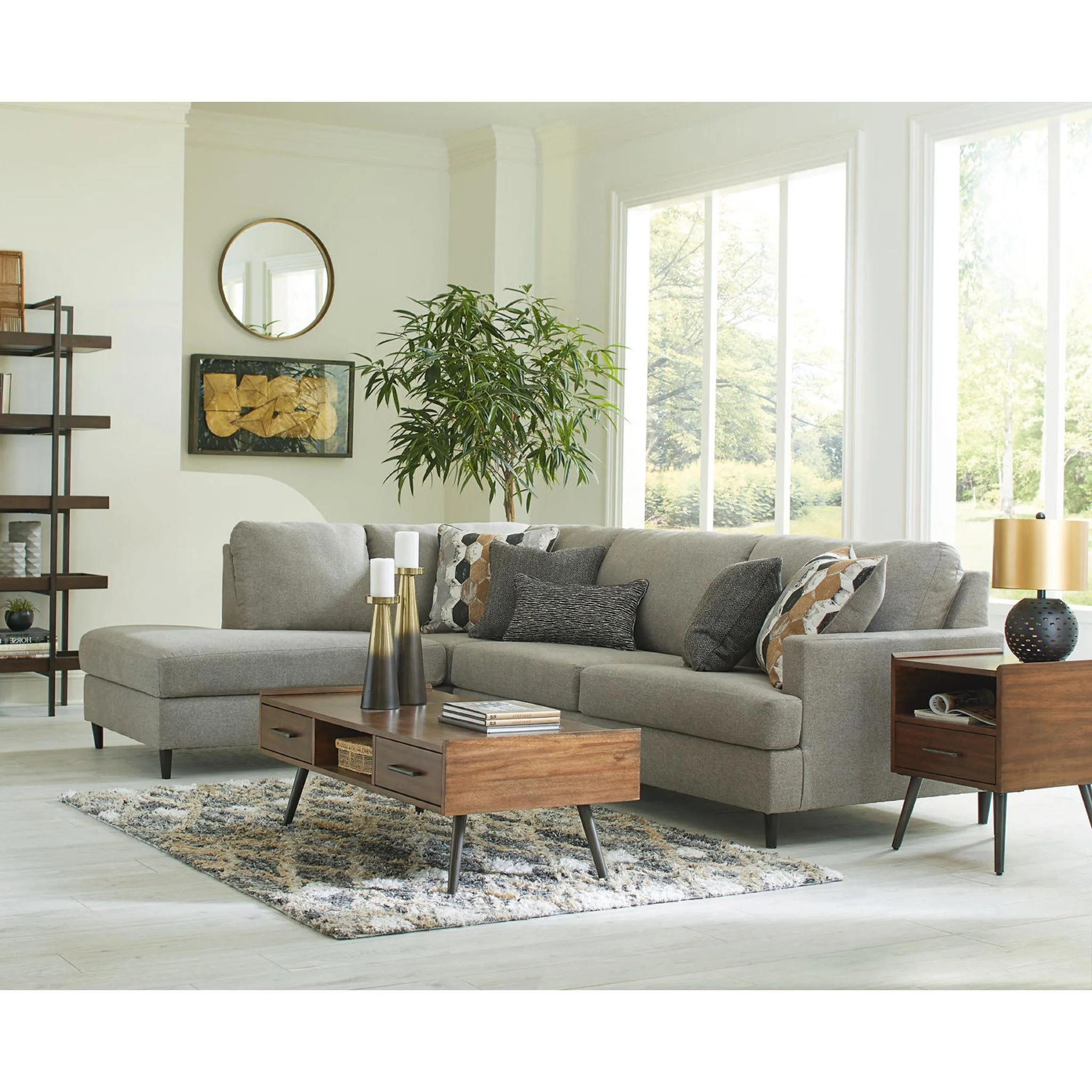 Santasia-Exclusive 2 Piece Sectional with Chaise - Image 28