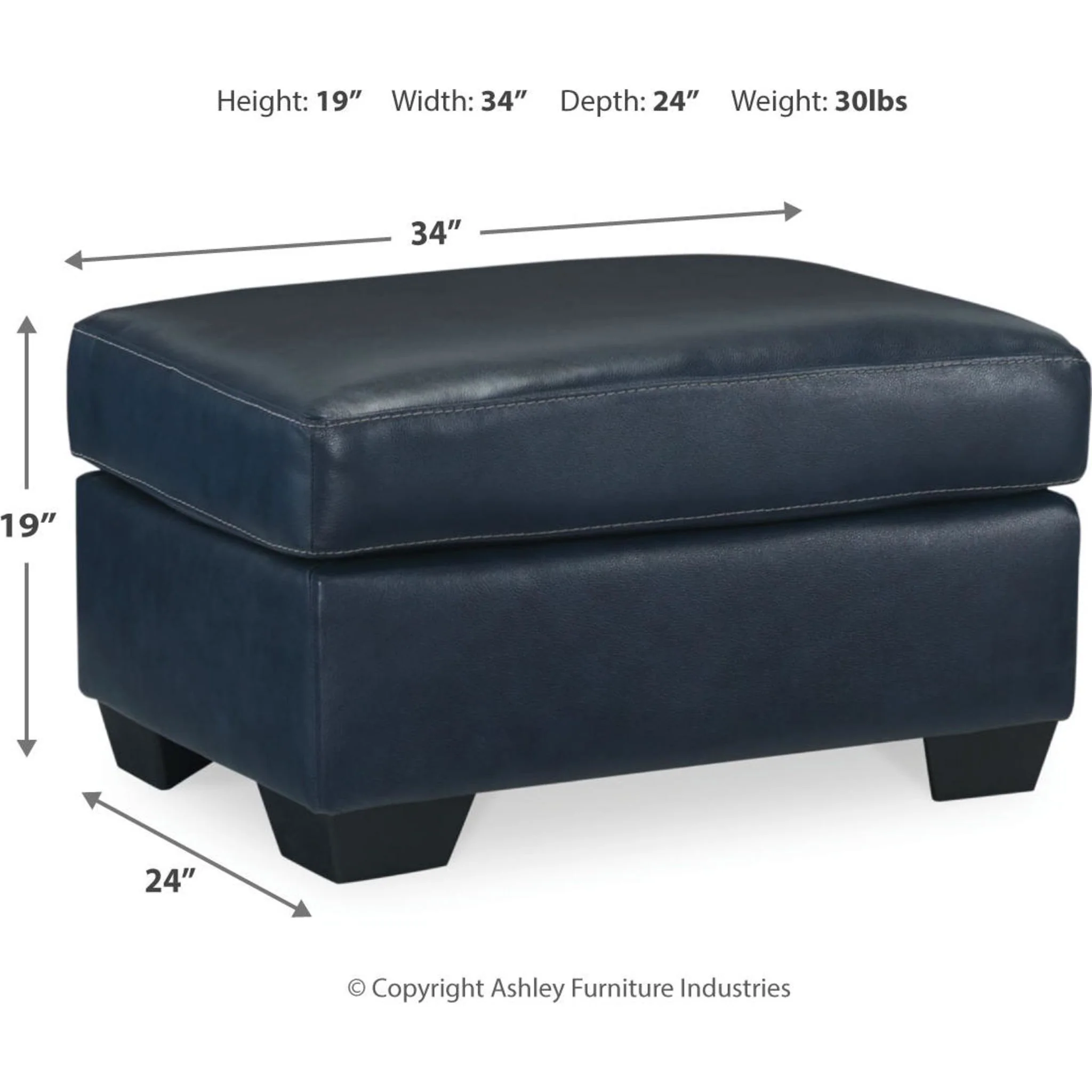 Santorine Ottoman - Image 3