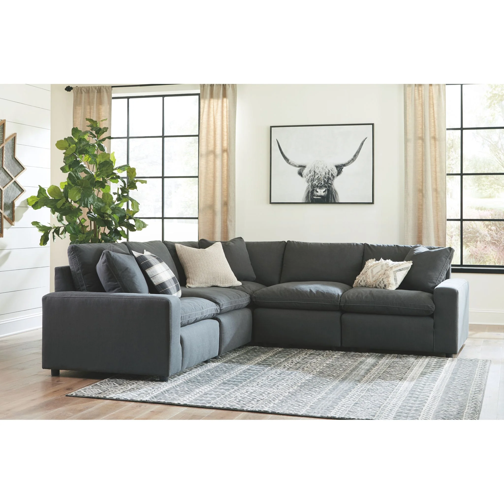 Savesto 5 Piece Modular Sectional - Image 2