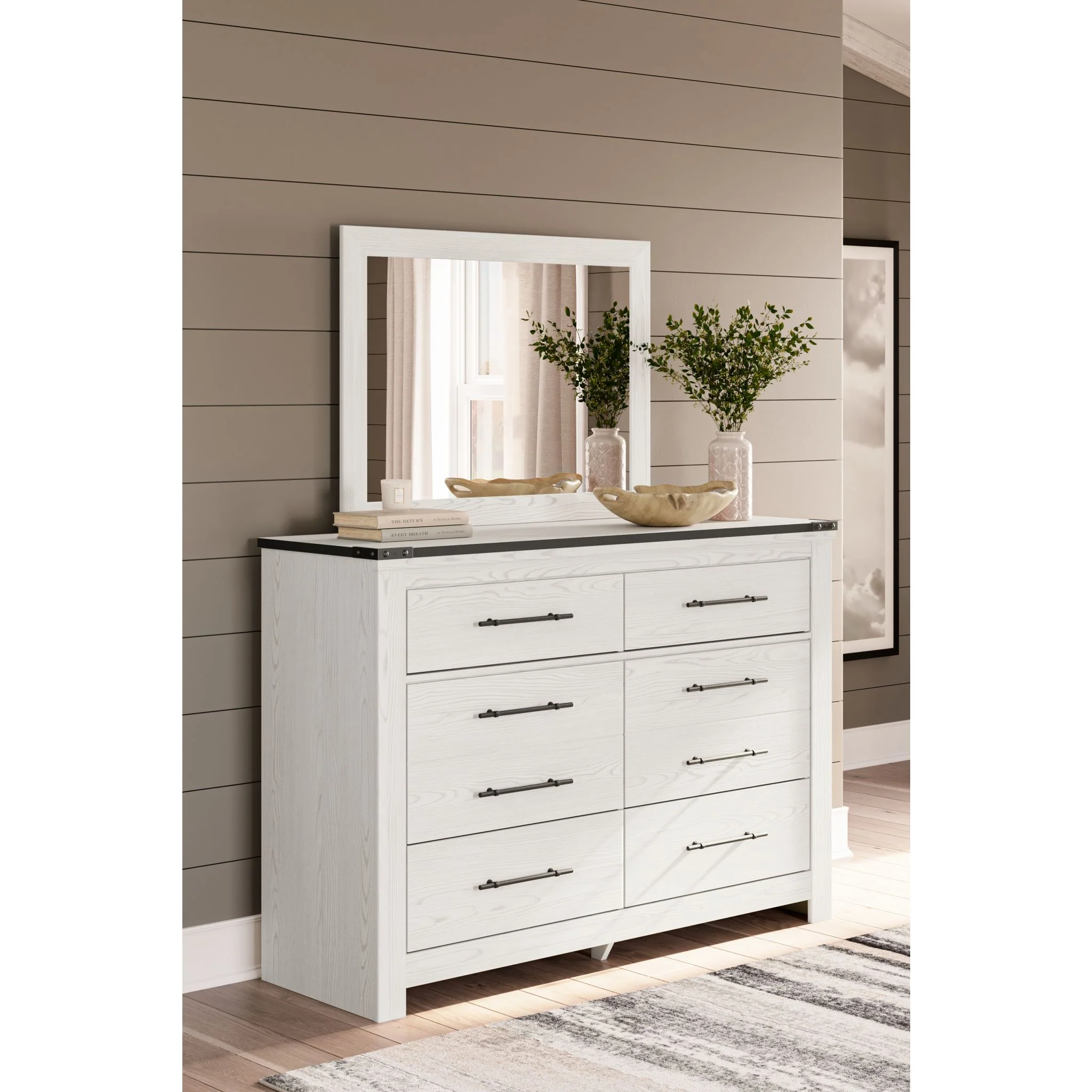 Schoenberg Dresser and Mirror - Image 2