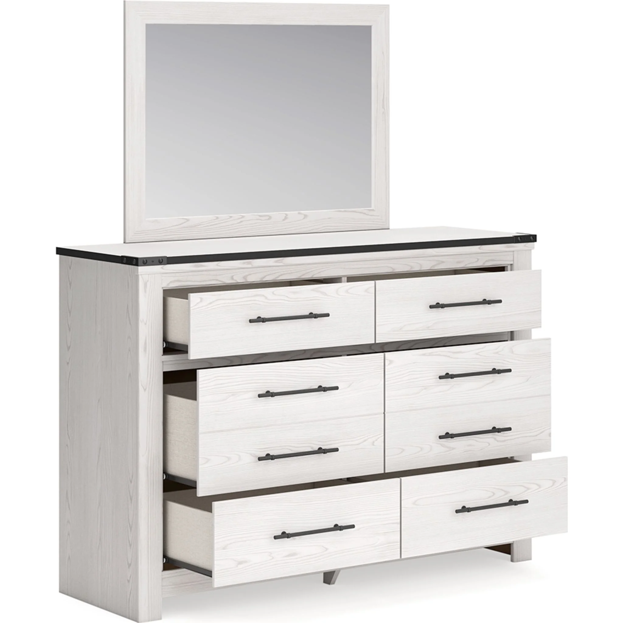 Schoenberg Dresser and Mirror - Image 4