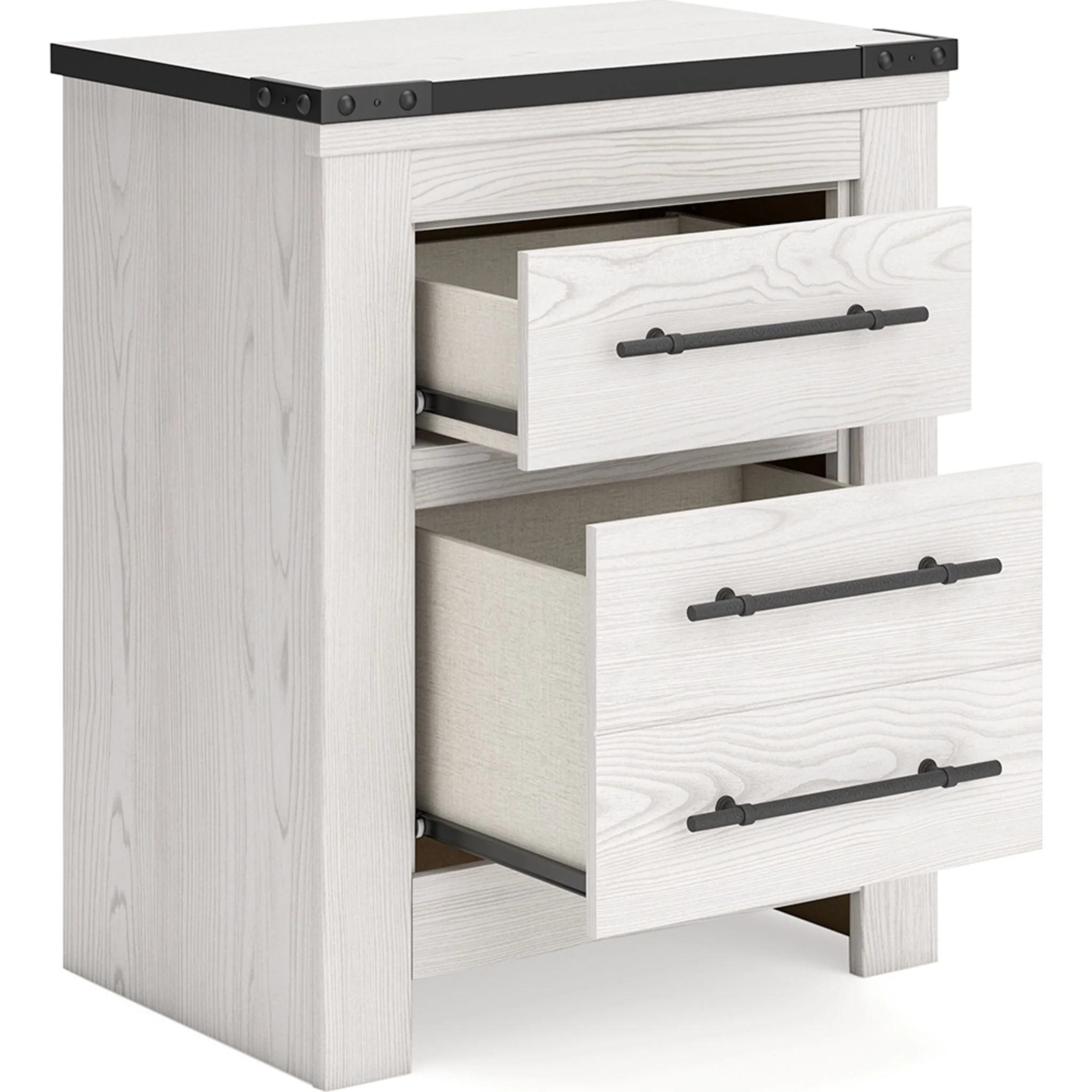Schoenberg Two Drawer Nightstand - Image 4