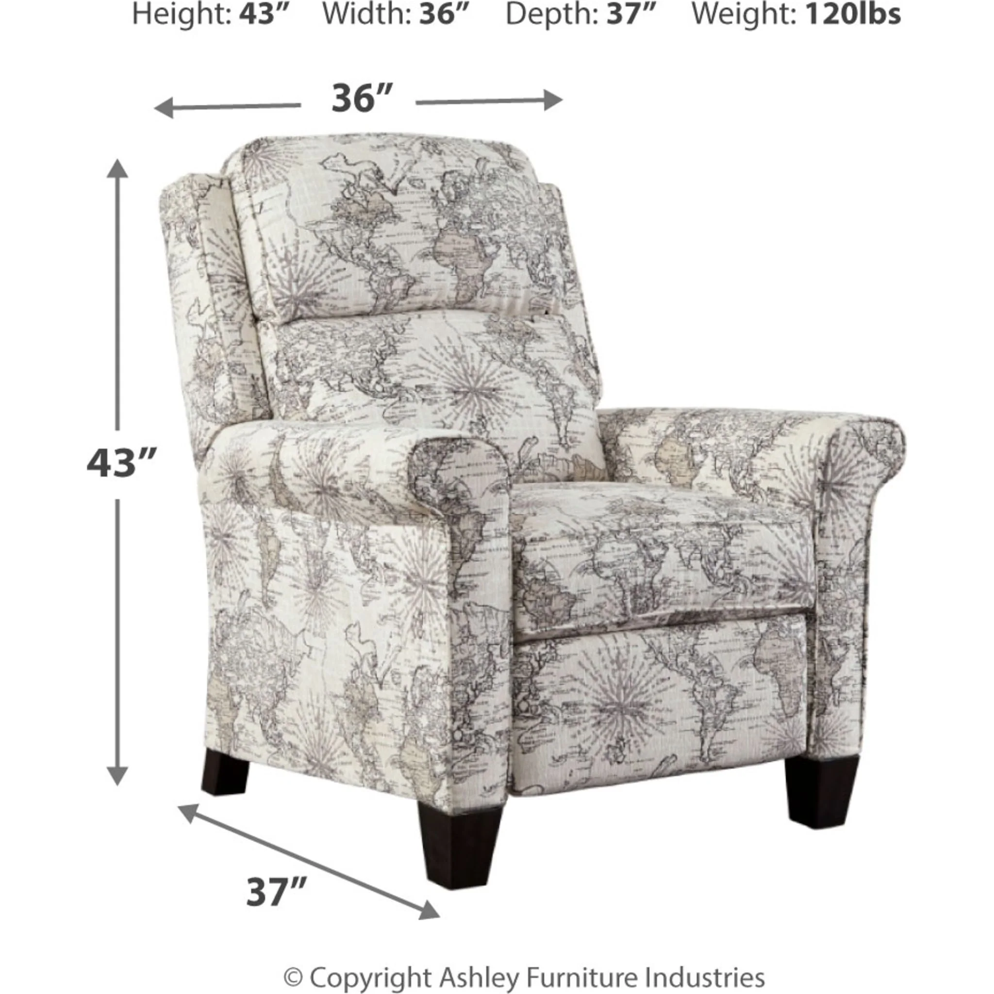 Sembler Low Leg Power Recliner - Image 4