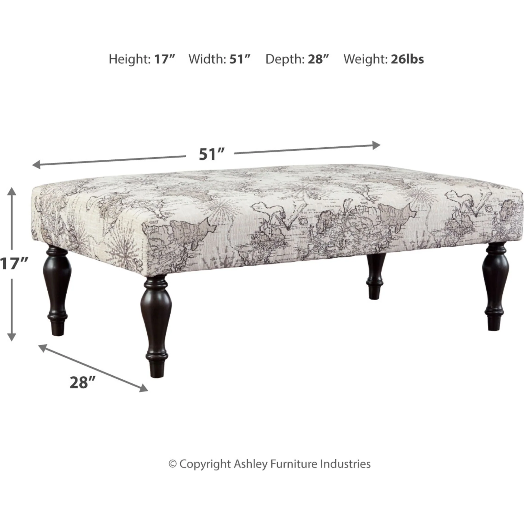 Sembler Oversized Accent Ottoman - Image 4
