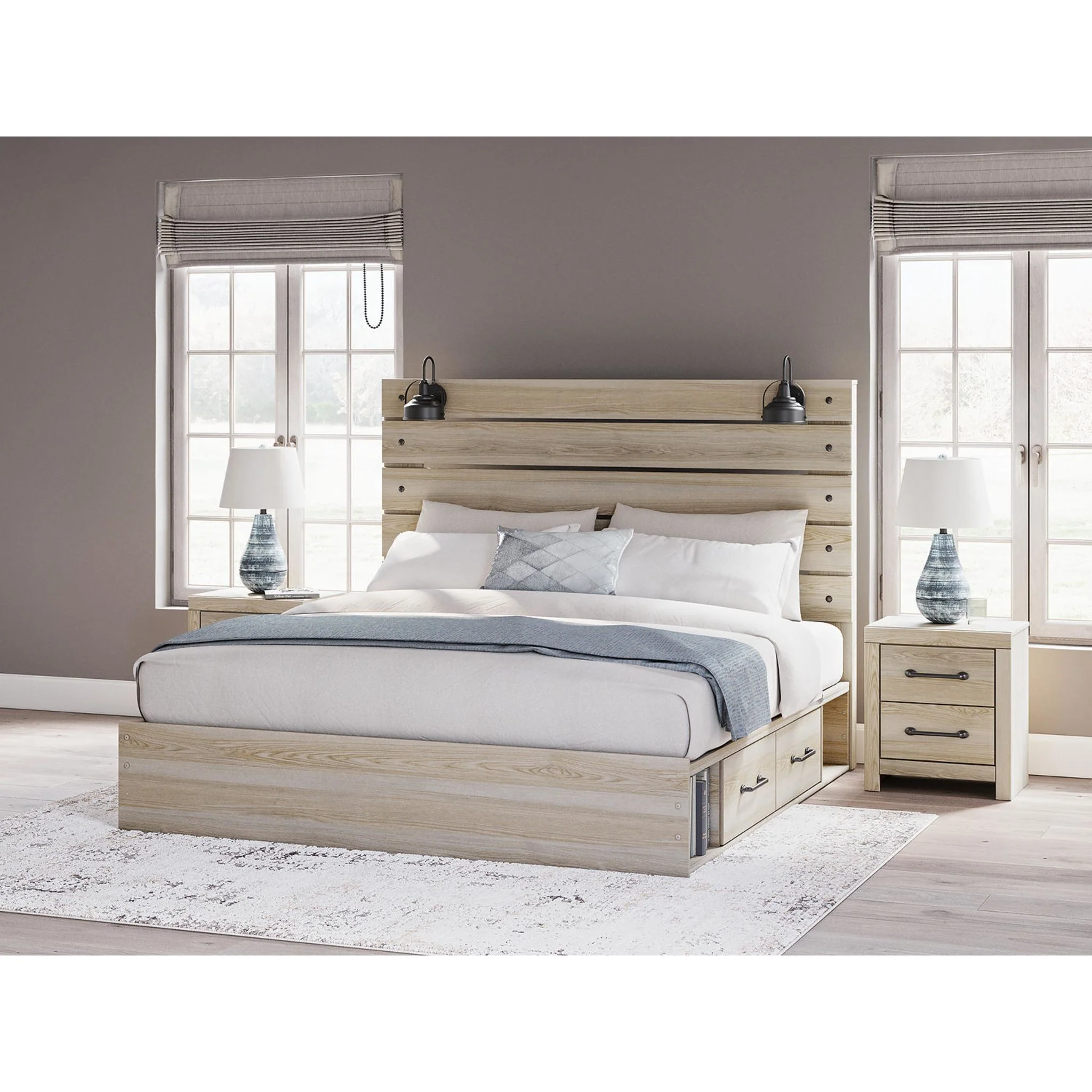 Senbry-Exclusive Panel Bed with 2 Drawer Storage - Image 19