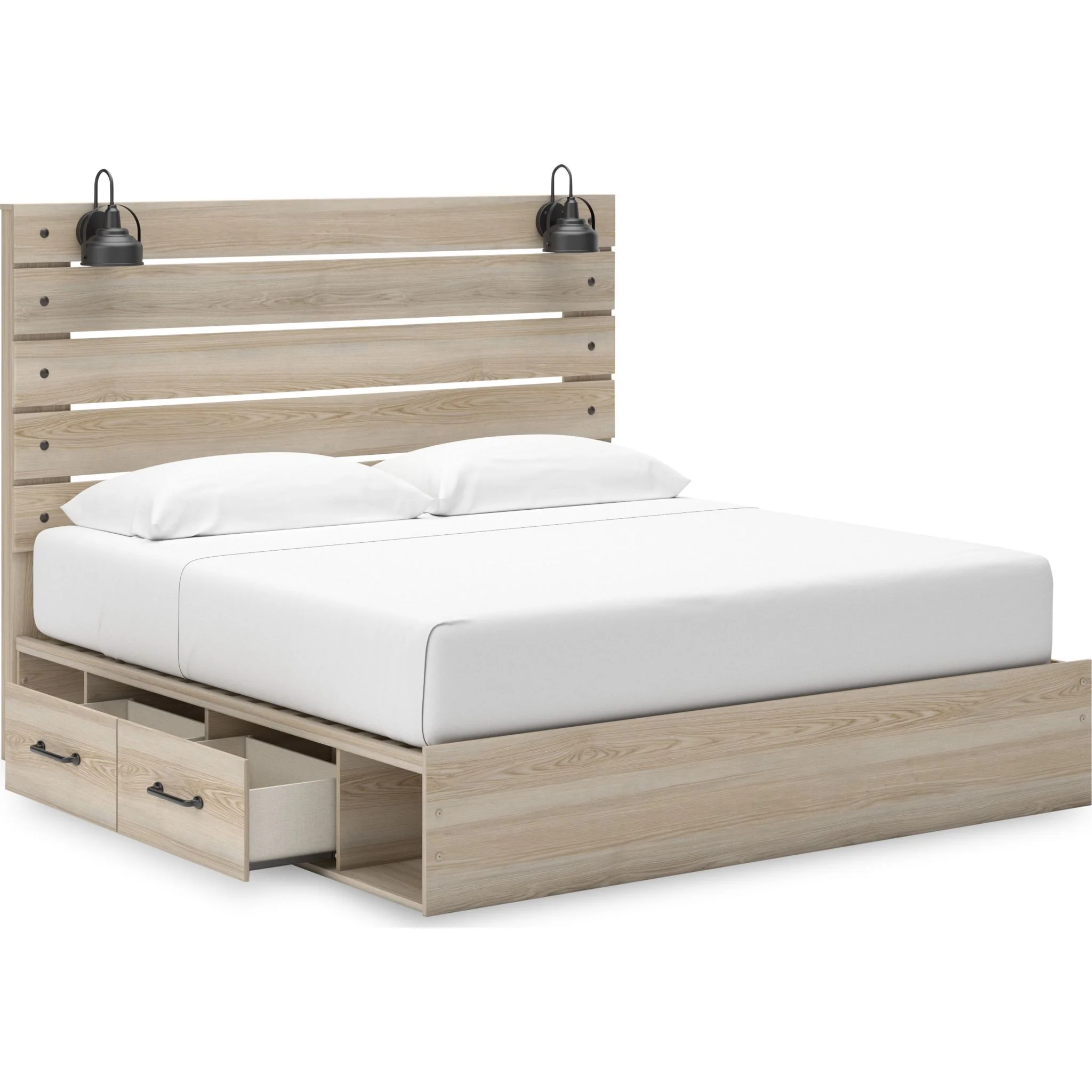 Senbry-Exclusive Panel Bed with 2 Drawer Storage - Image 20