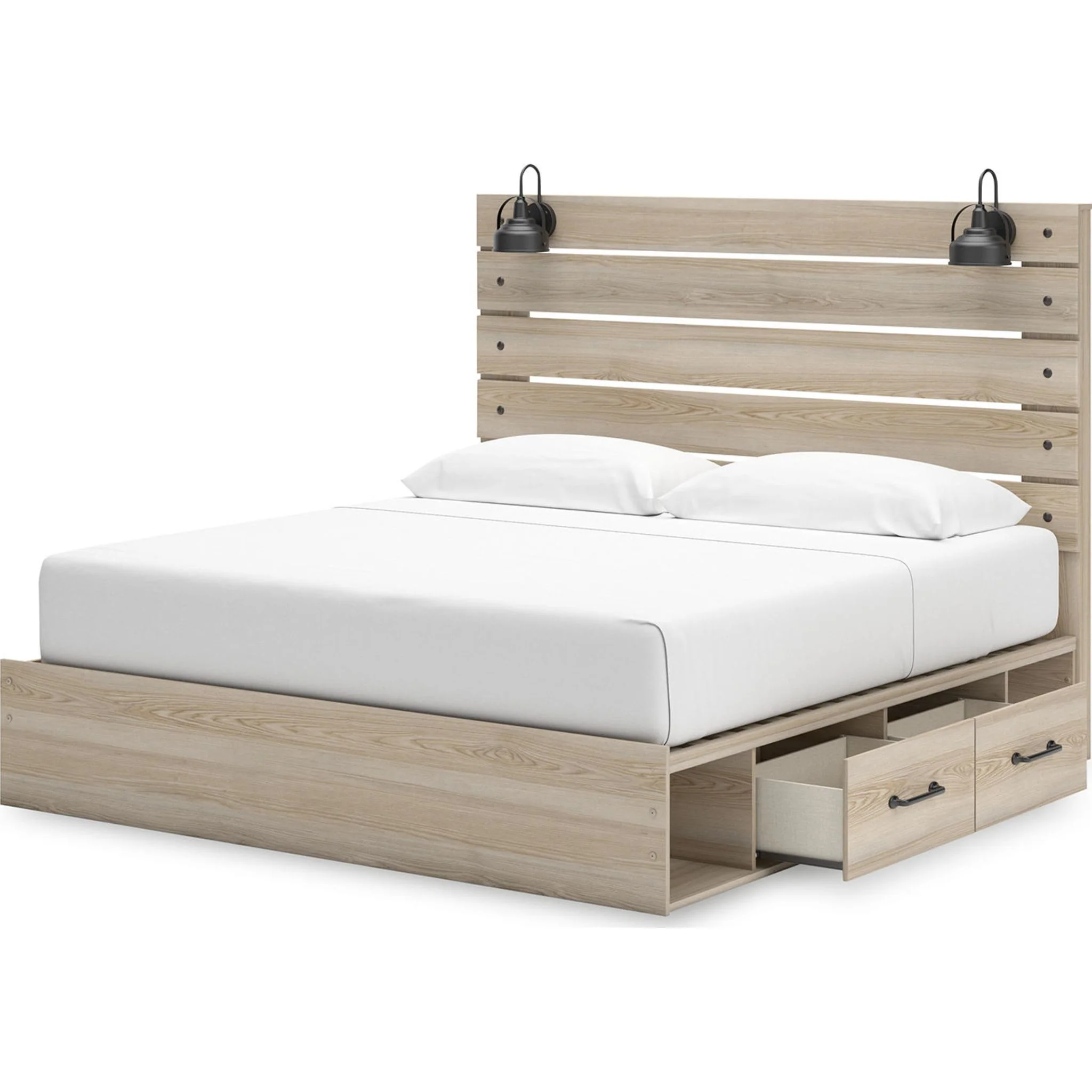 Senbry-Exclusive Panel Bed with 2 Drawer Storage - Image 29