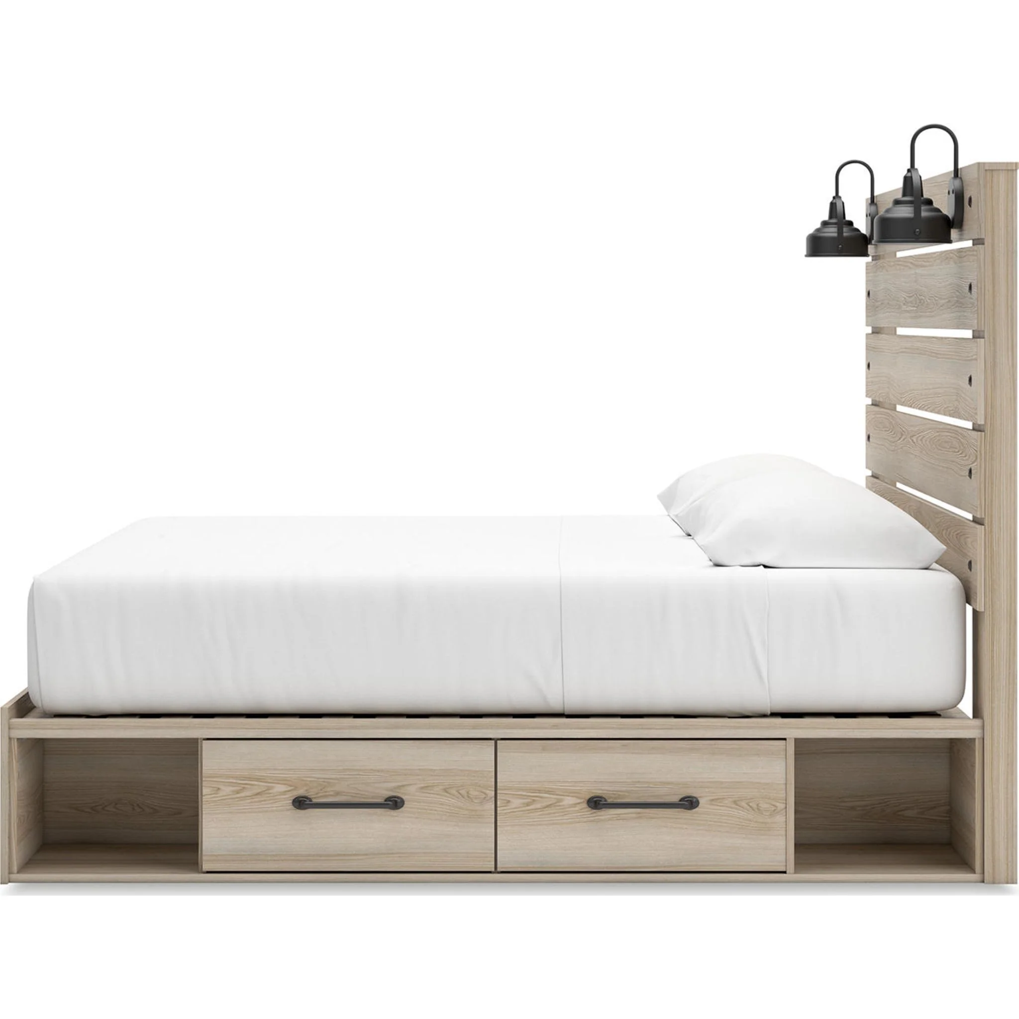 Senbry-Exclusive Panel Bed with 2 Drawer Storage - Image 32