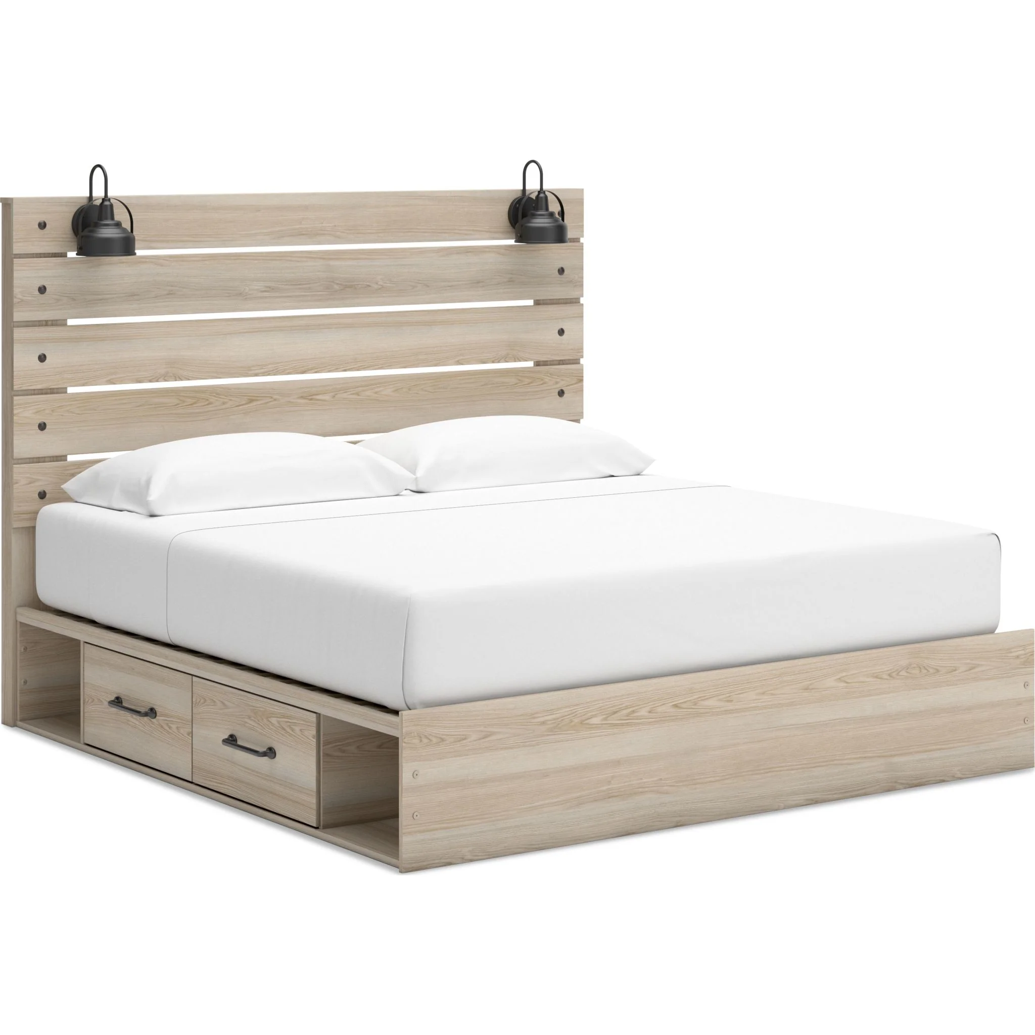 Senbry-Exclusive Panel Bed with 4 Drawer Storage - Image 18