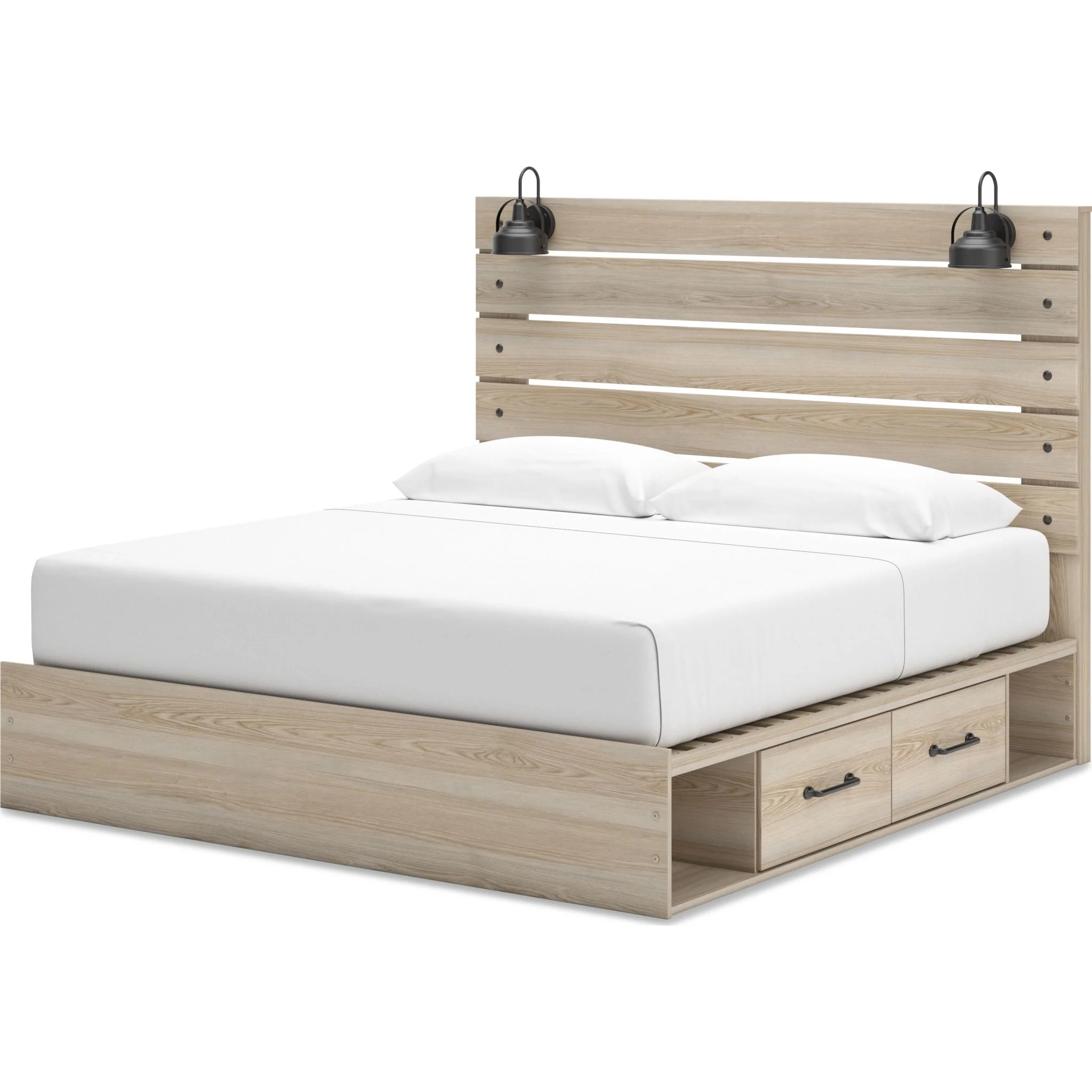 Senbry-Exclusive Panel Bed with 4 Drawer Storage - Image 22