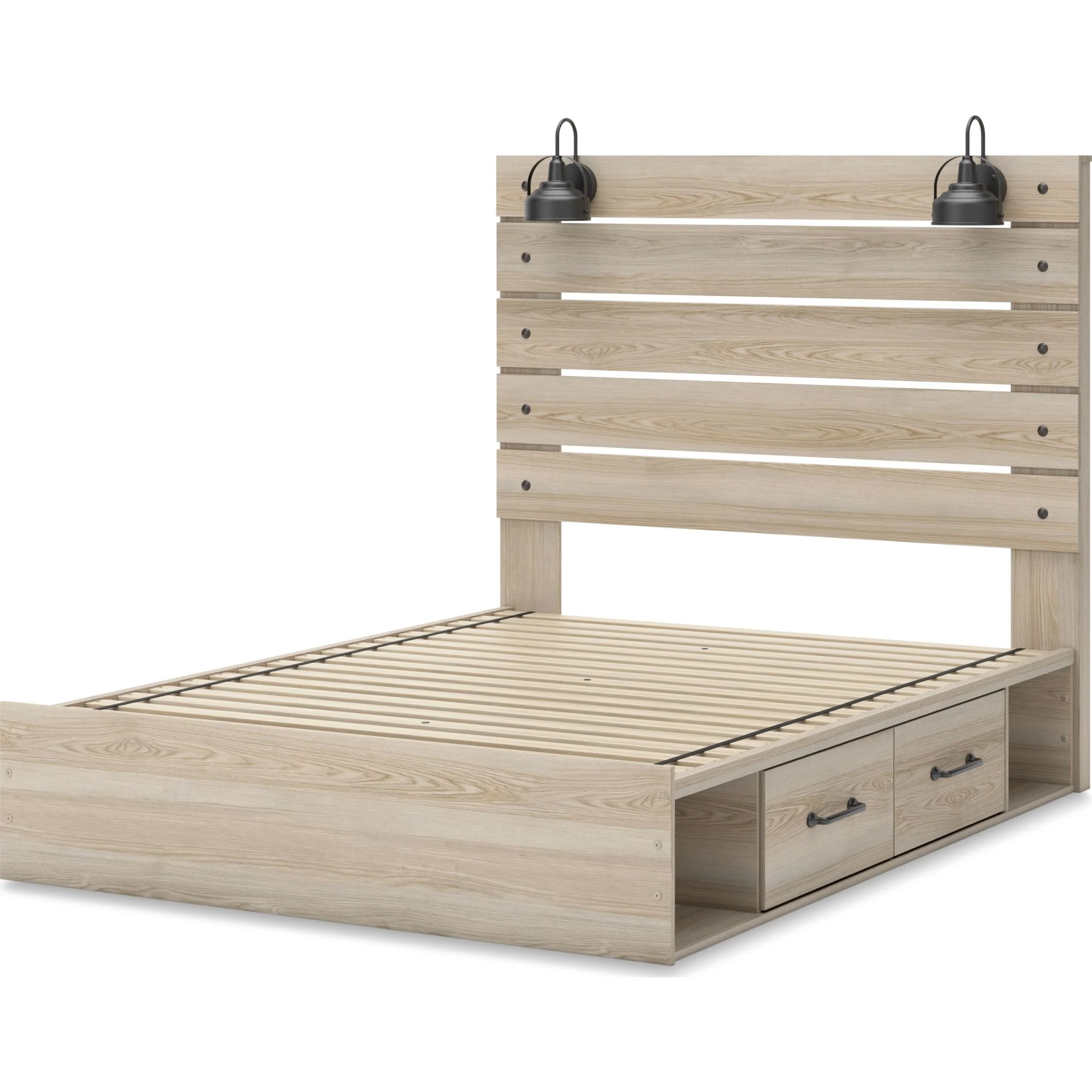 Senbry-Exclusive Panel Bed with 4 Drawer Storage - Image 6