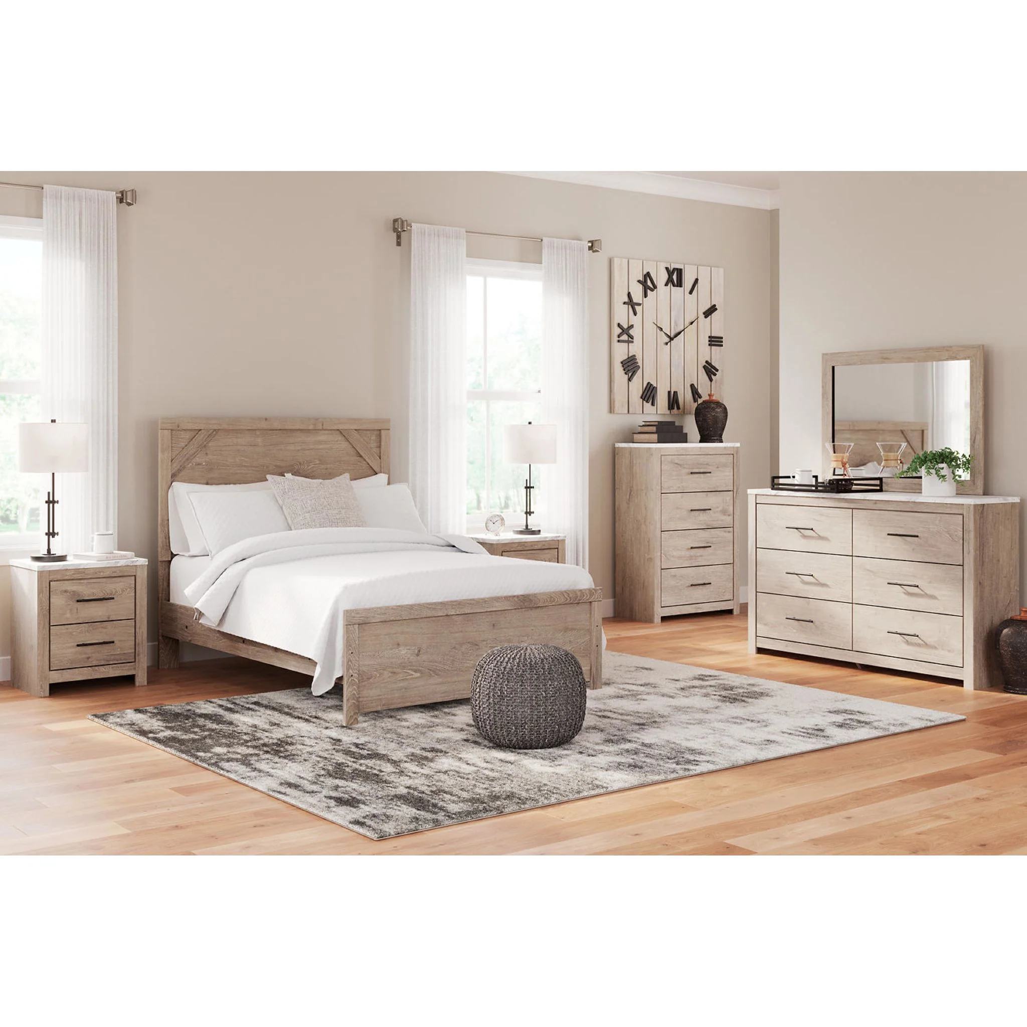 Senniberg 3 Piece Panel Bed - Image 9