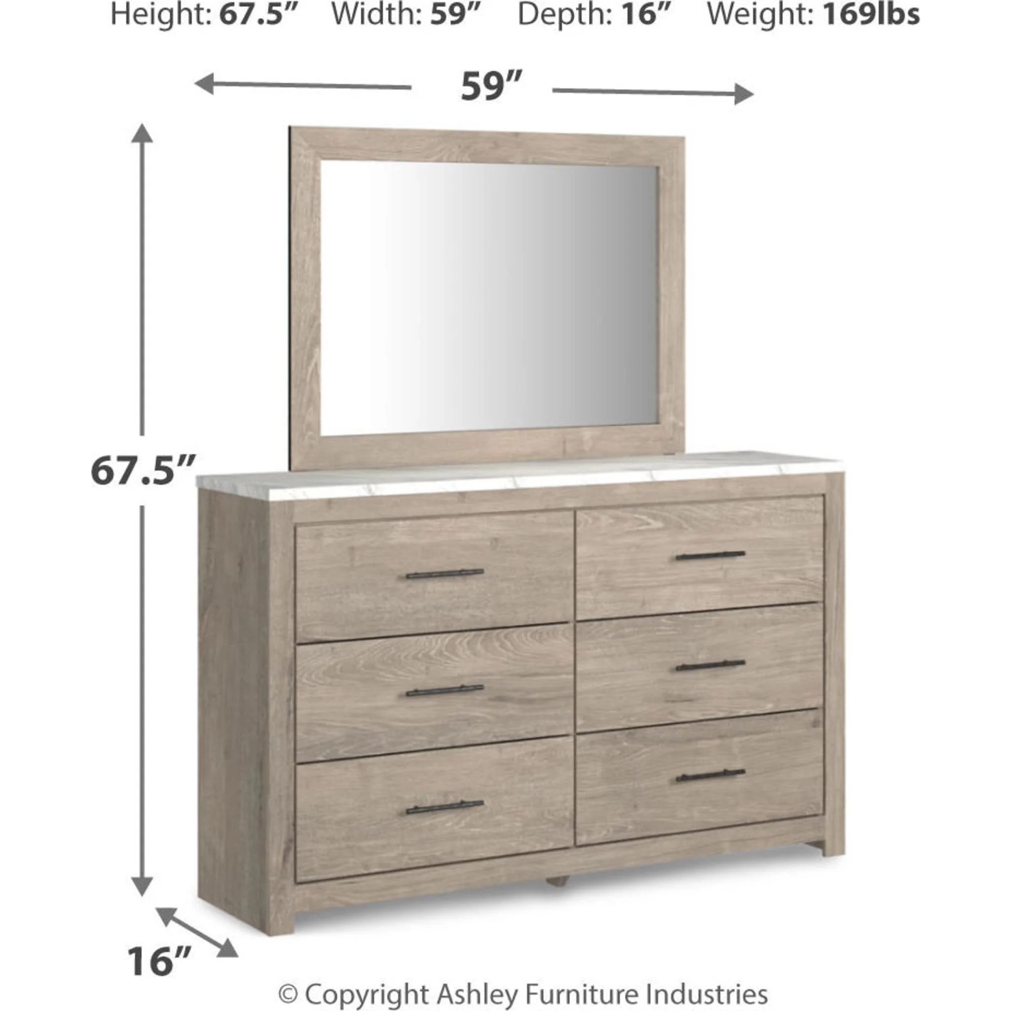 Senniberg Dresser and Mirror - Image 10