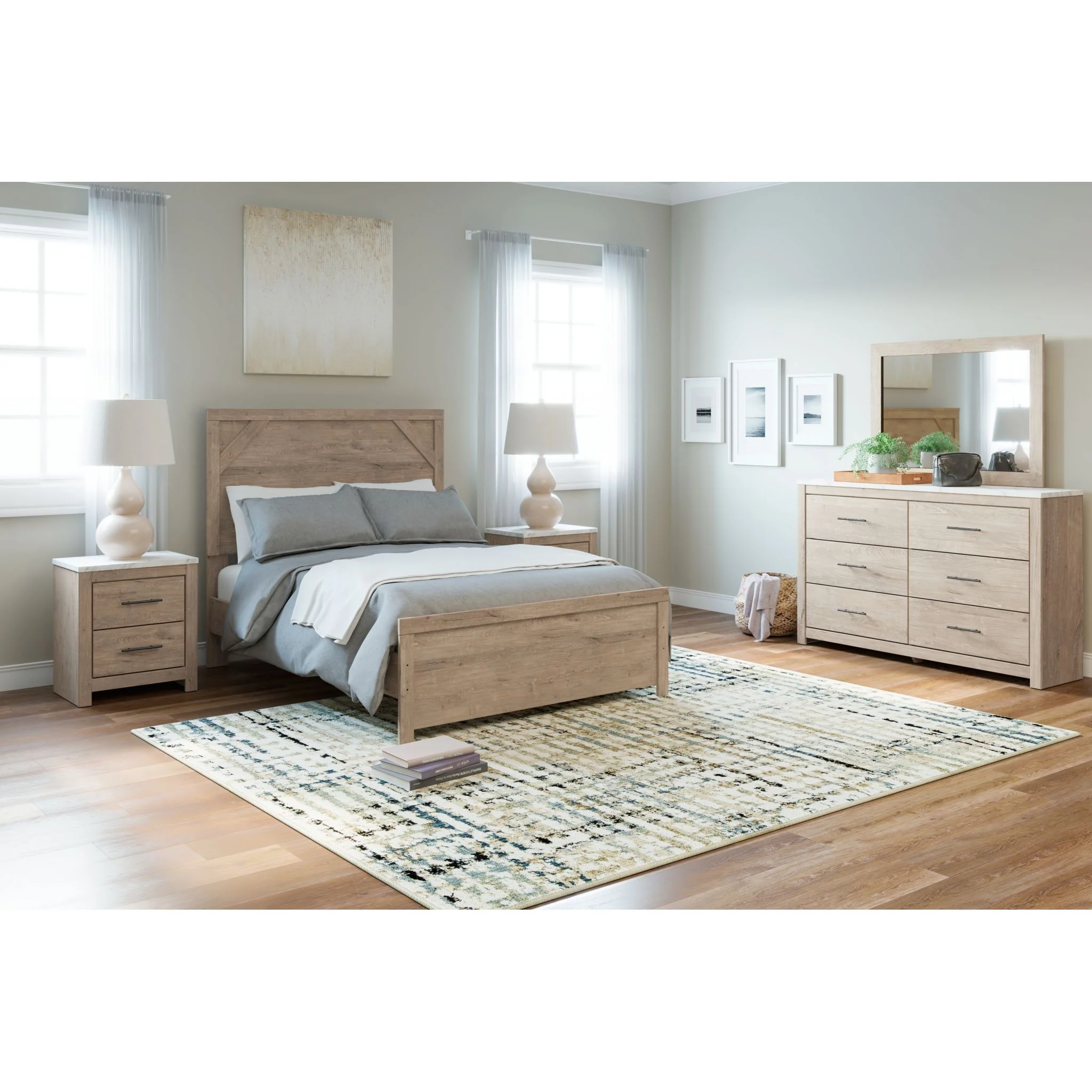 Senniberg Dresser and Mirror - Image 5