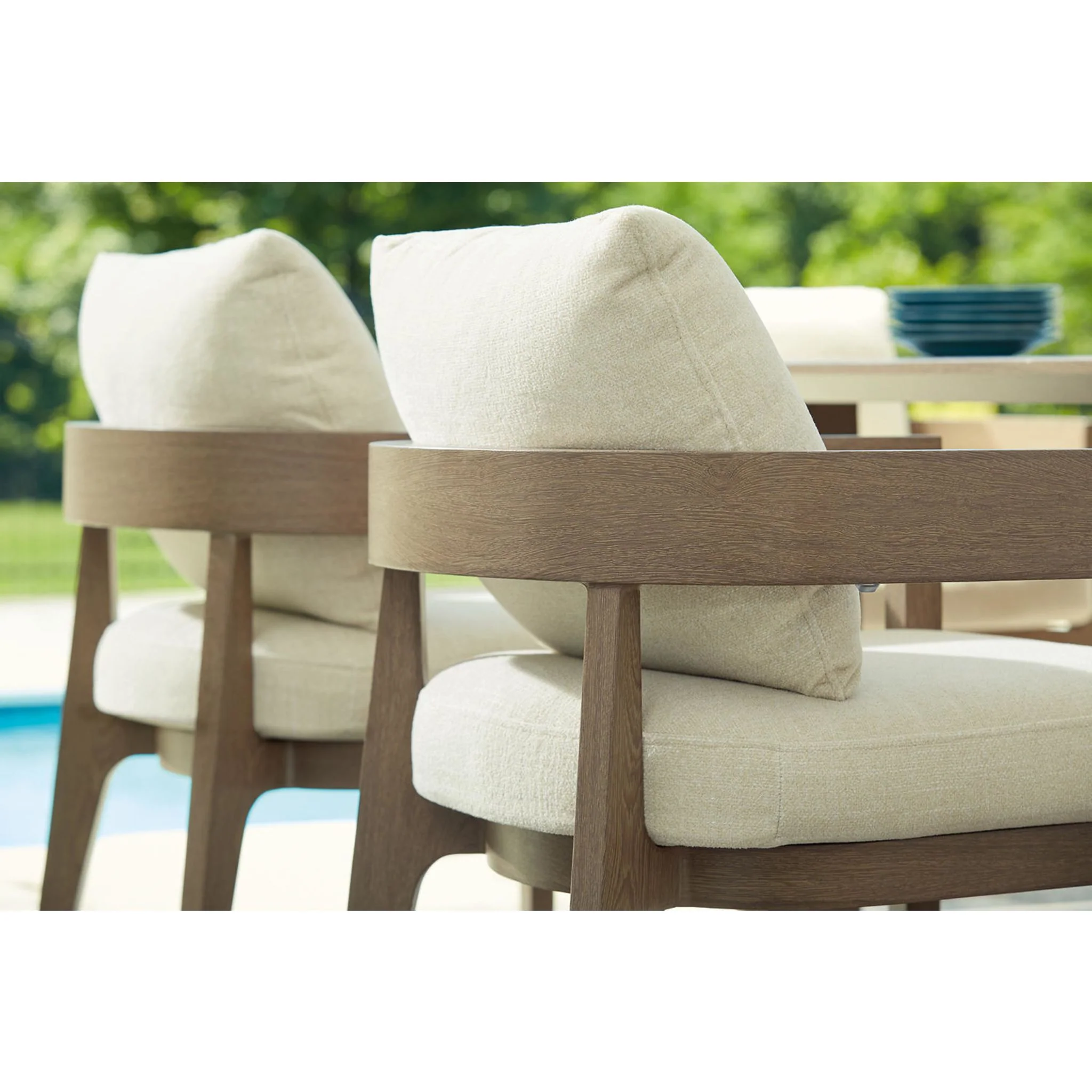 Serene Bay Outdoor Arm Chair with Cushion (set of 2) - Image 11