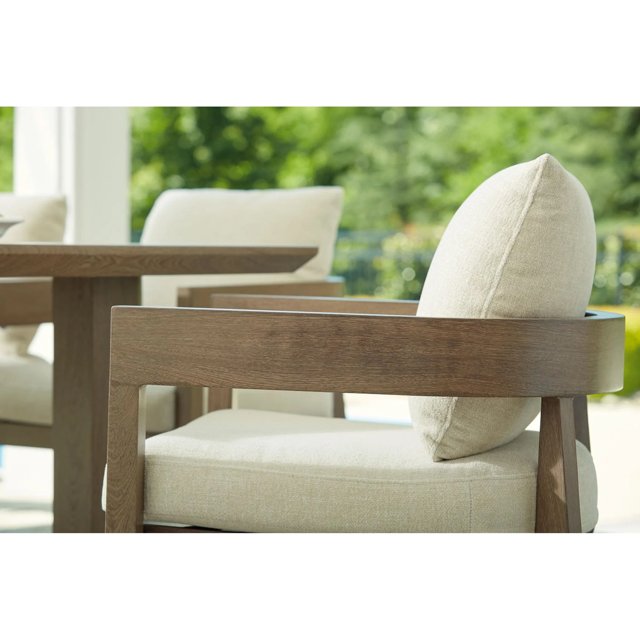 Serene Bay Outdoor Arm Chair with Cushion (set of 2) - Image 12