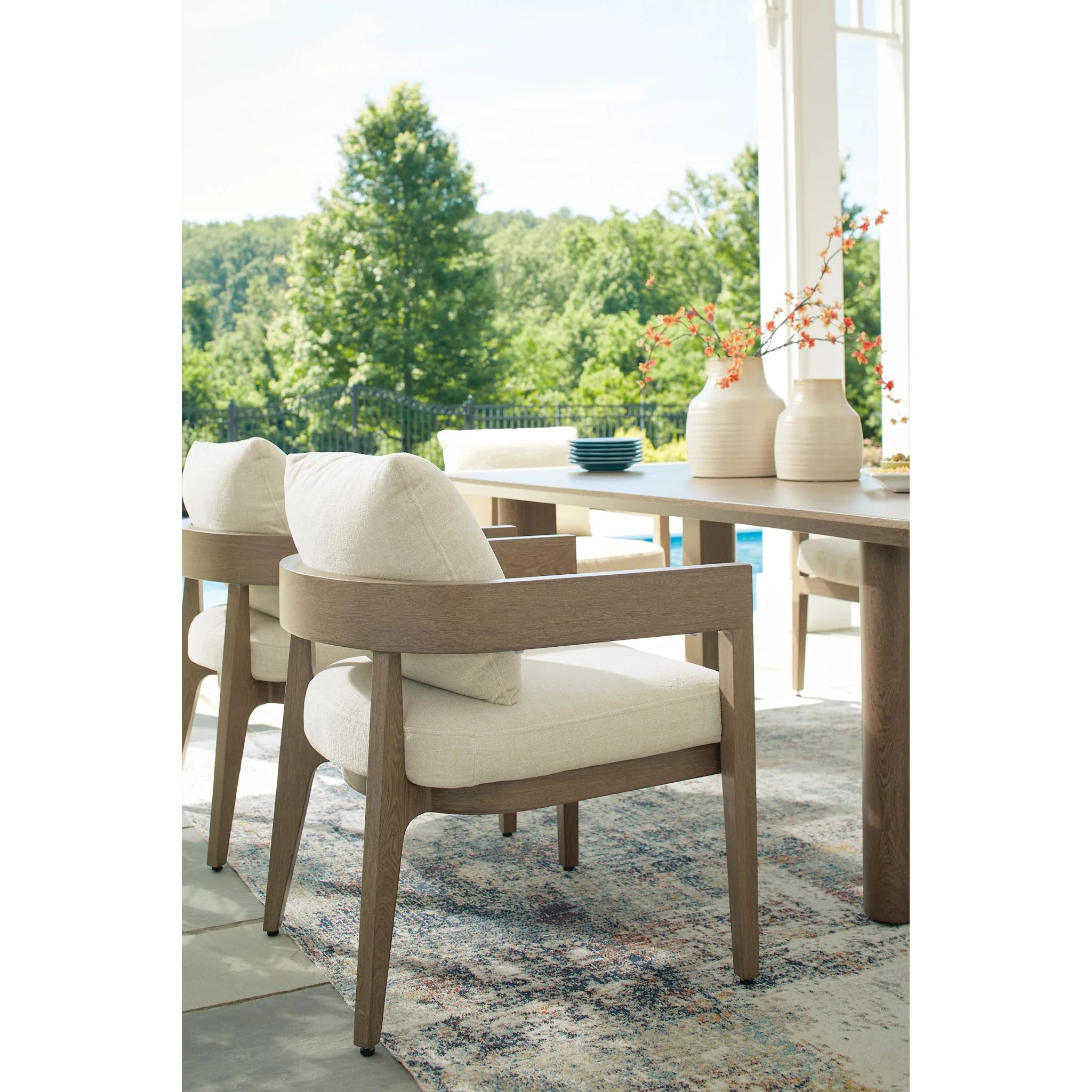 Serene Bay Outdoor Arm Chair with Cushion (set of 2) - Image 35