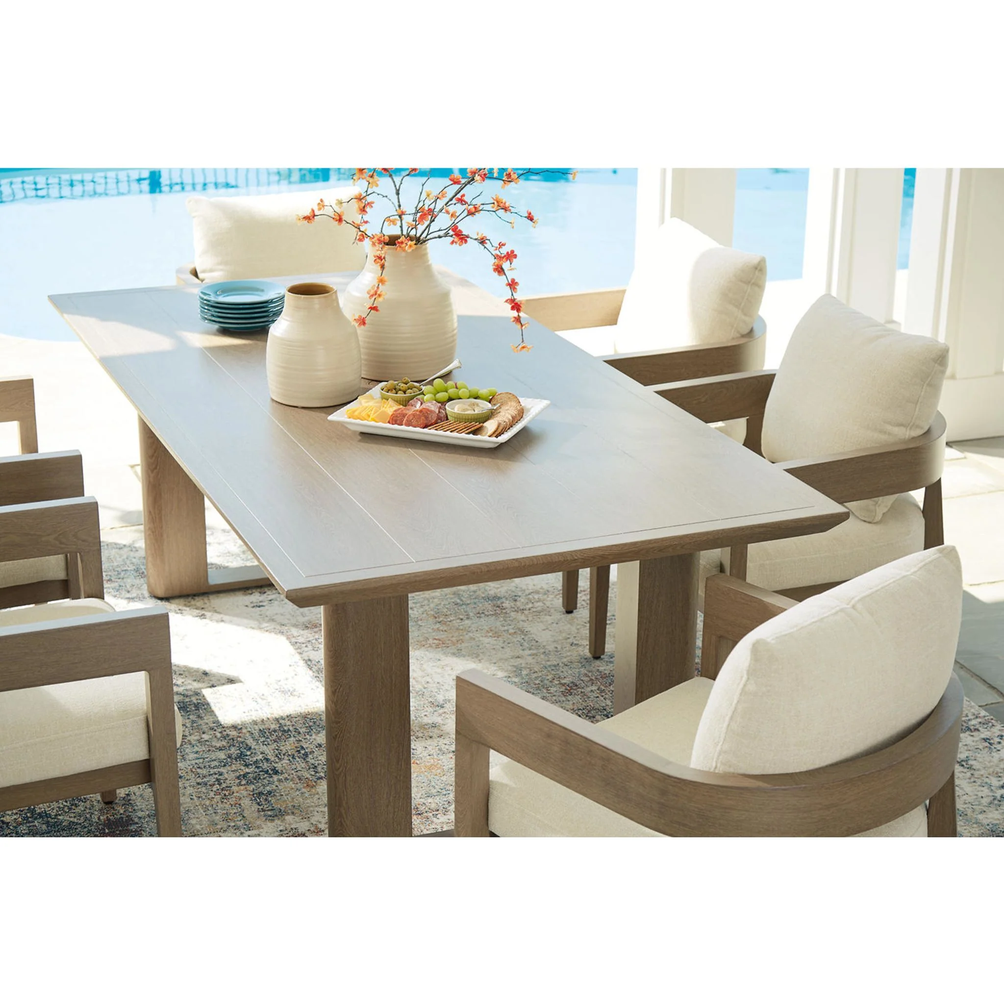 Serene Bay Outdoor Dining Table - Image 11
