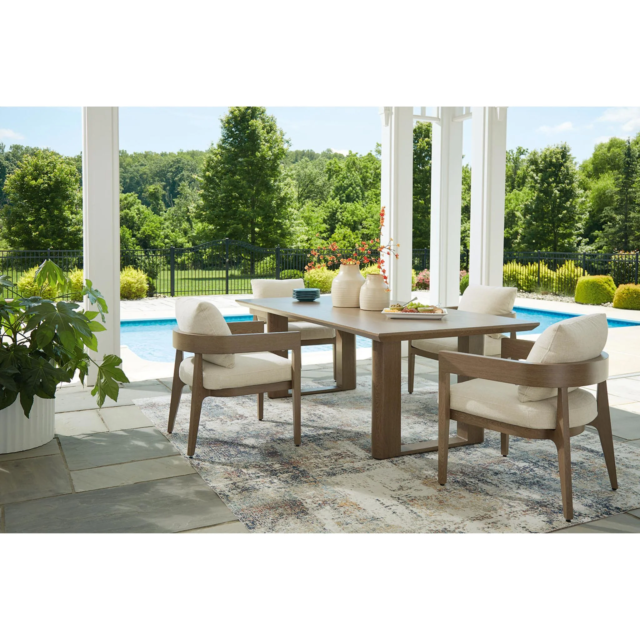 Serene Bay Outdoor Dining Table - Image 5