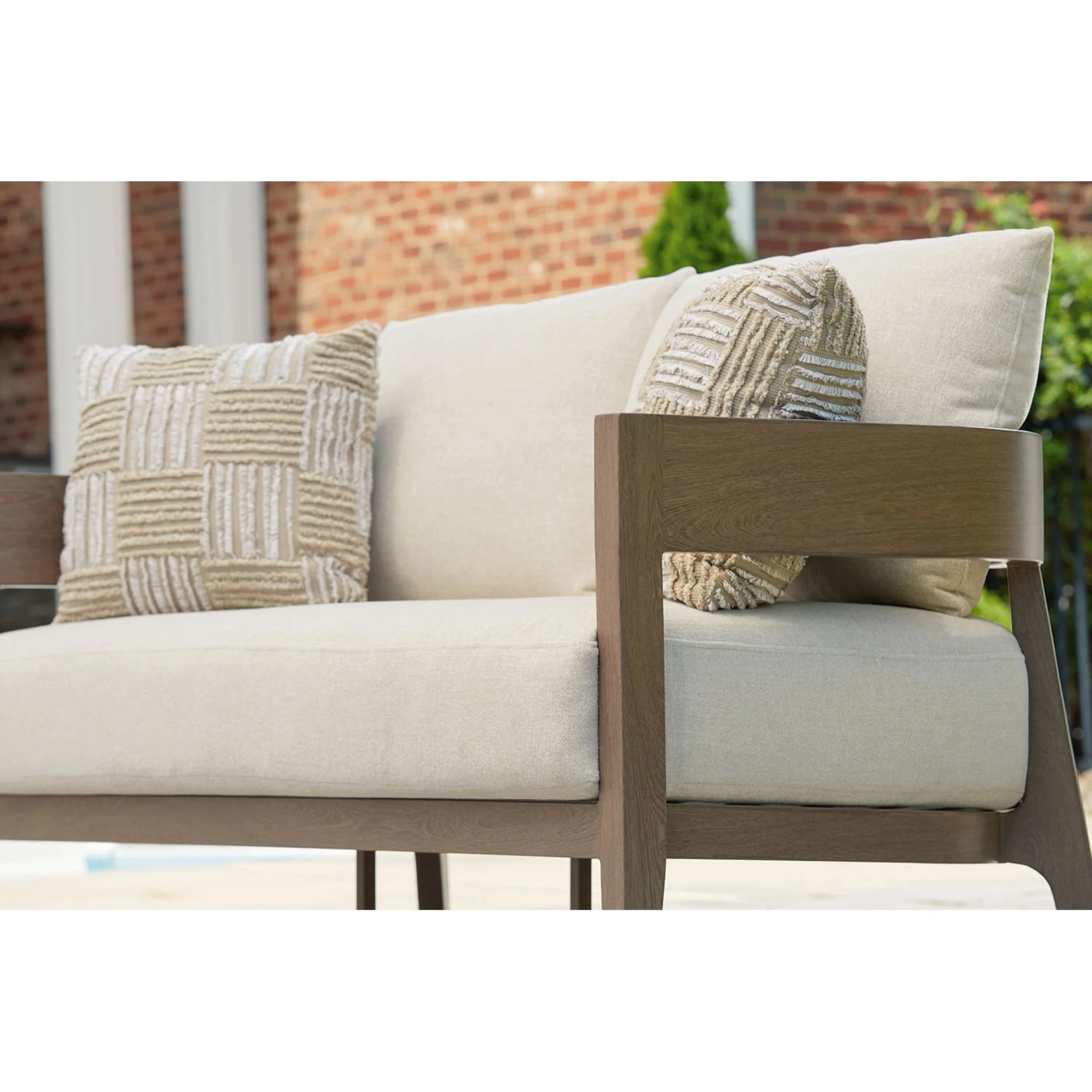 Serene Bay Outdoor Loveseat with Cushion - Image 11
